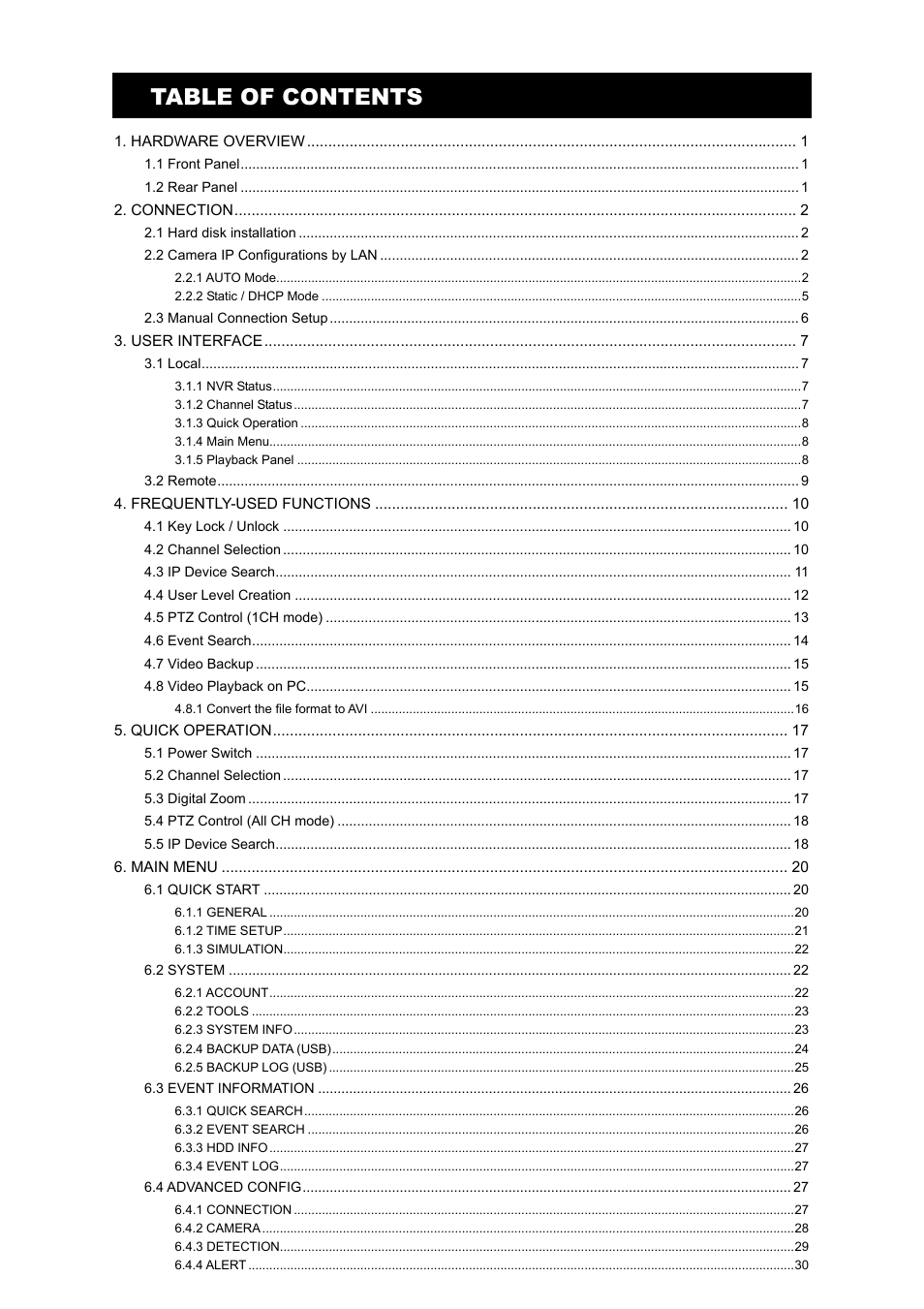 Velleman NVR2 User Manual | Page 5 / 314