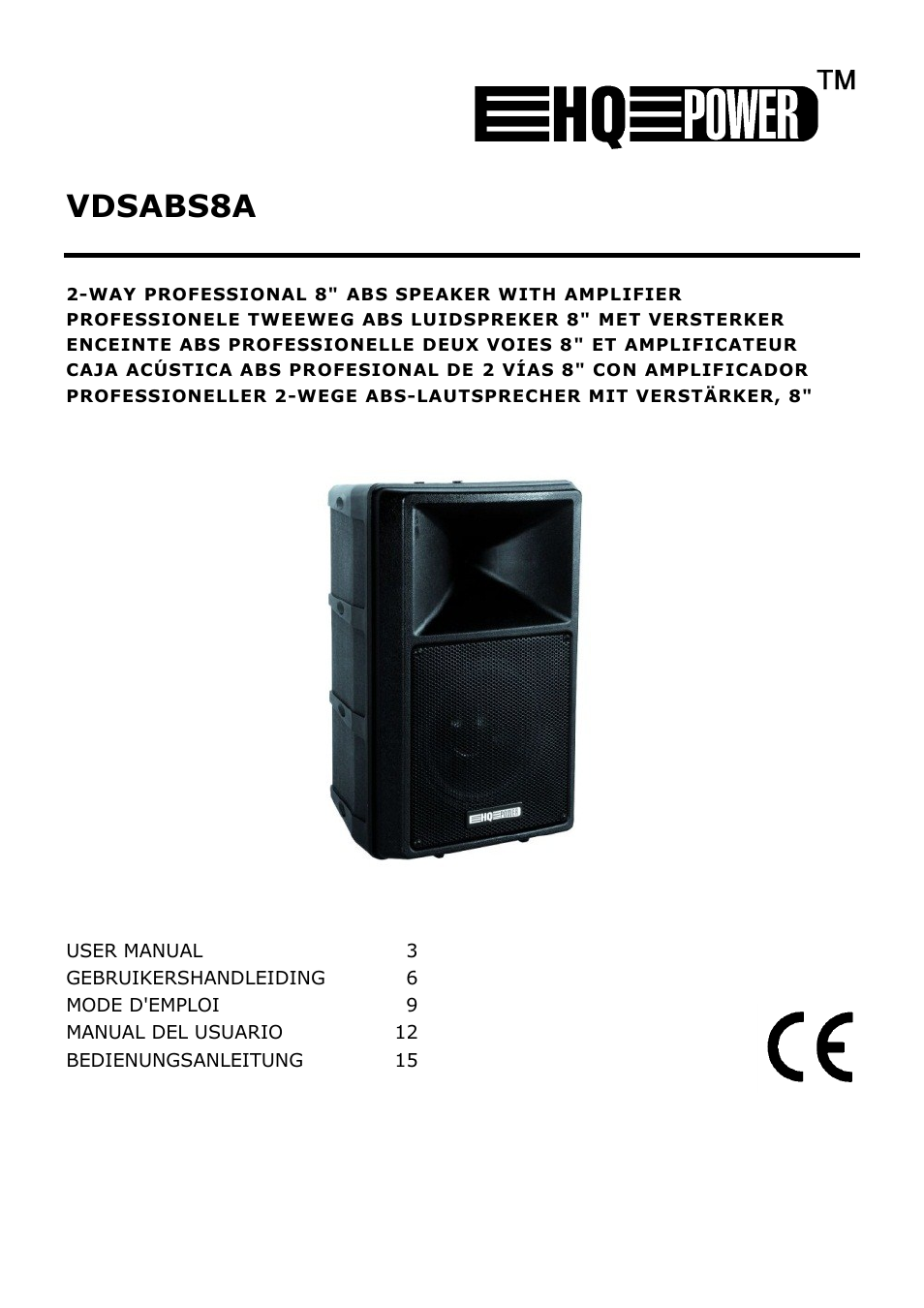 Velleman VDSABS8A User Manual | 19 pages