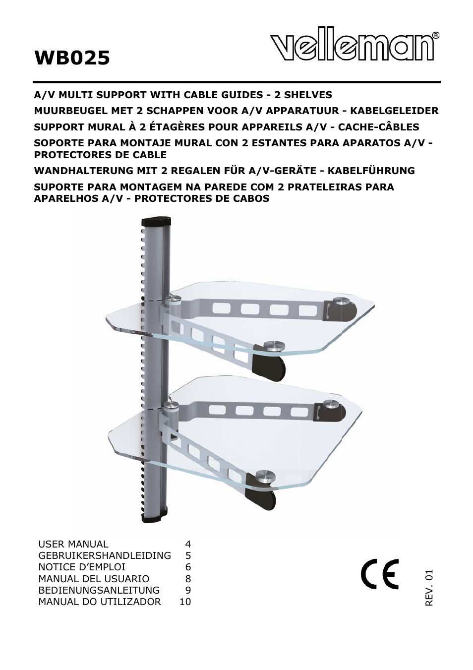 Velleman WB025 User Manual | 13 pages
