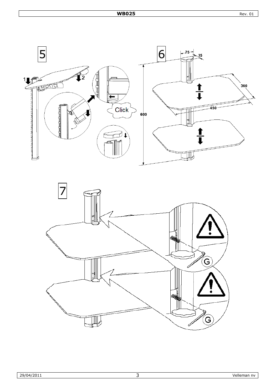 Velleman WB025 User Manual | Page 3 / 13