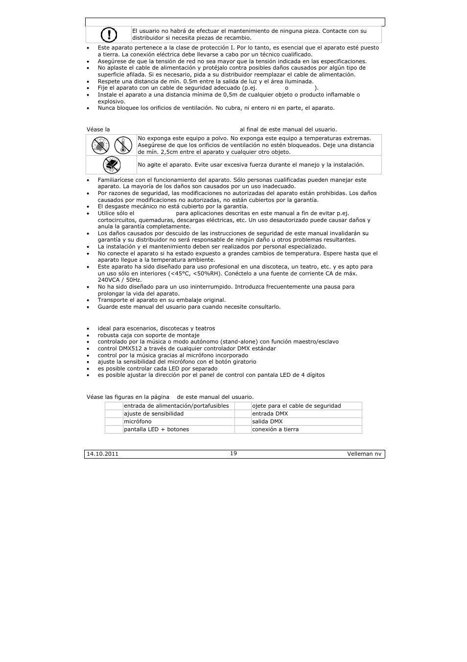 Velleman VDPL300ME User Manual | Page 19 / 30