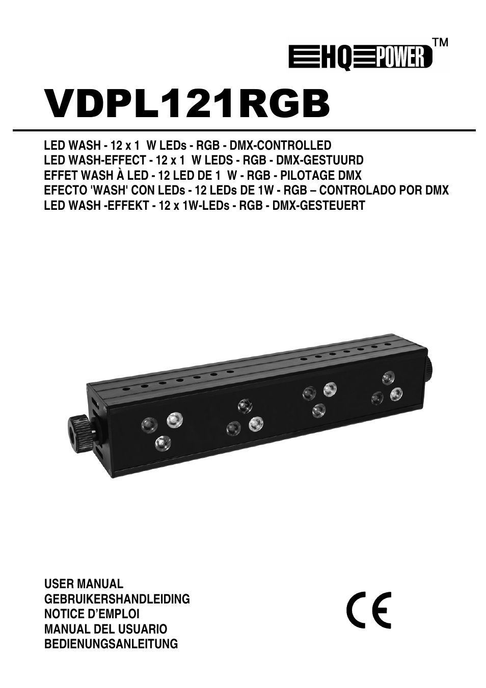 Velleman VDPL121RGB User Manual | 22 pages