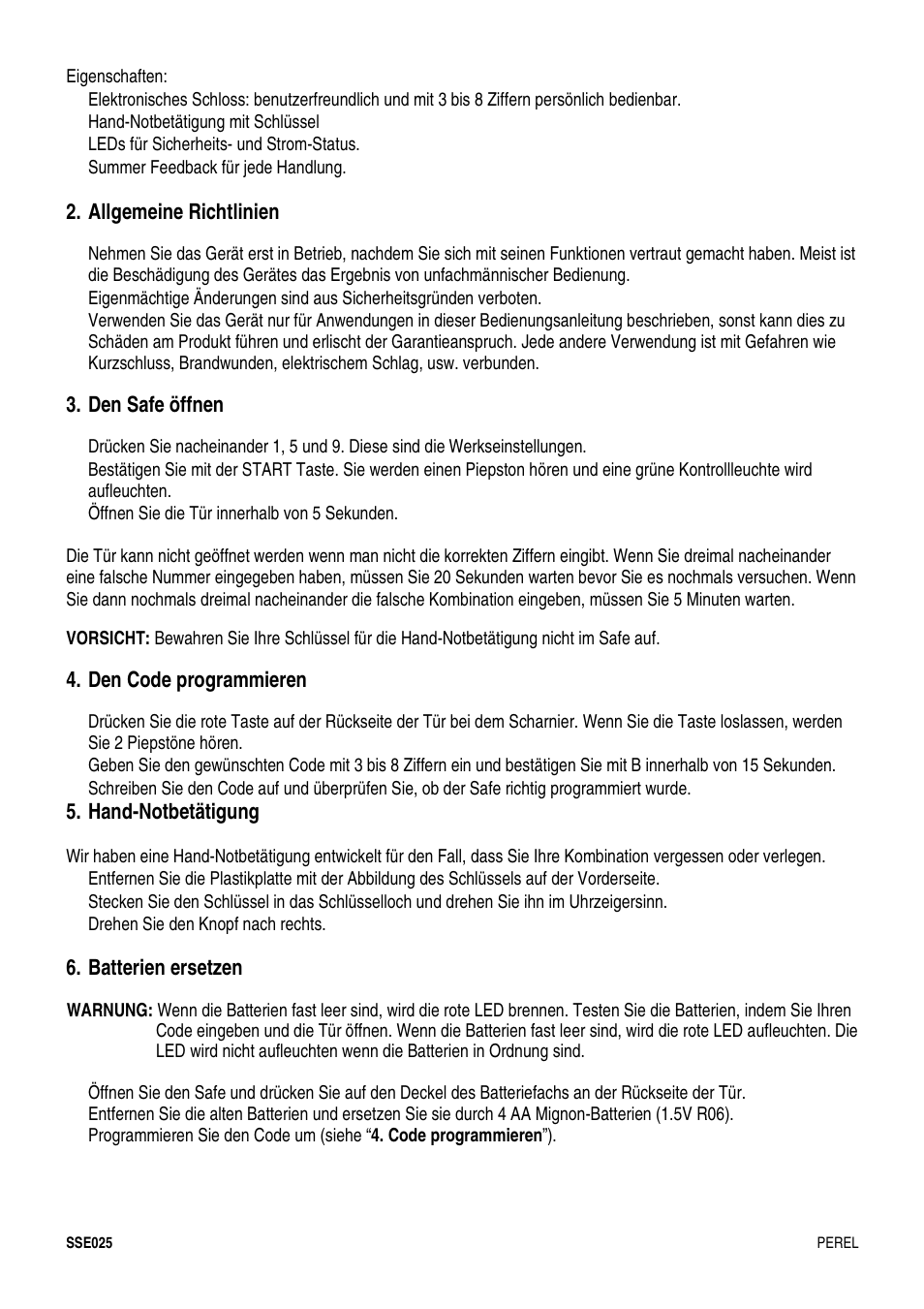 Velleman SSE025 User Manual | Page 10 / 12