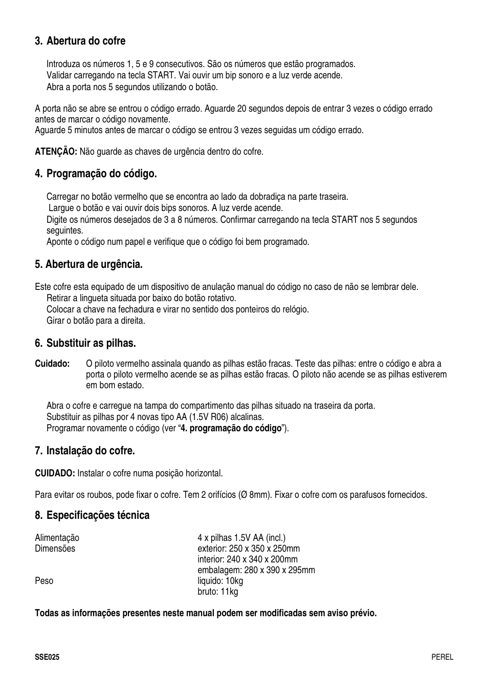 Velleman SSE025 User Manual | Page 12 / 12