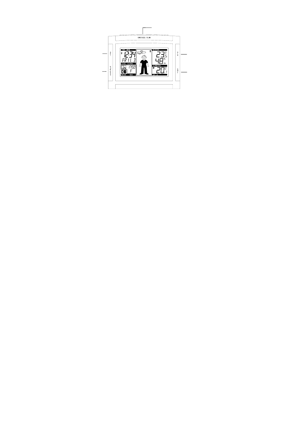 Function keys | Velleman WS9611 User Manual | Page 10 / 46