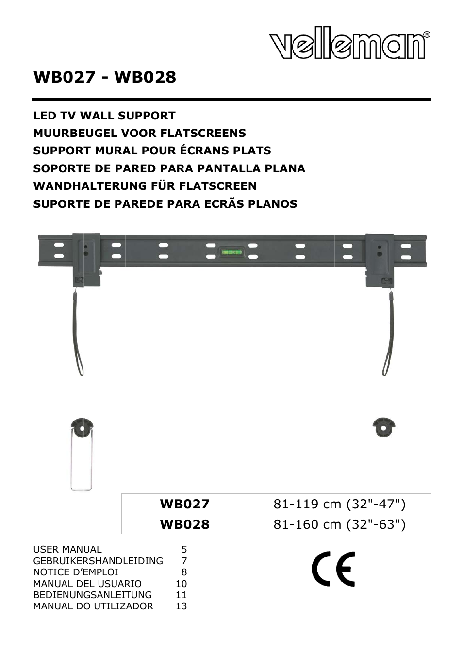 Velleman WB027 User Manual | 16 pages