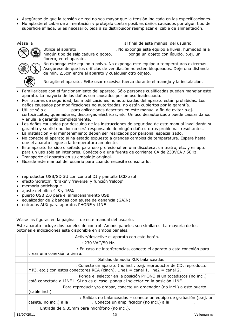 Velleman VDSMP31 User Manual | Page 15 / 23