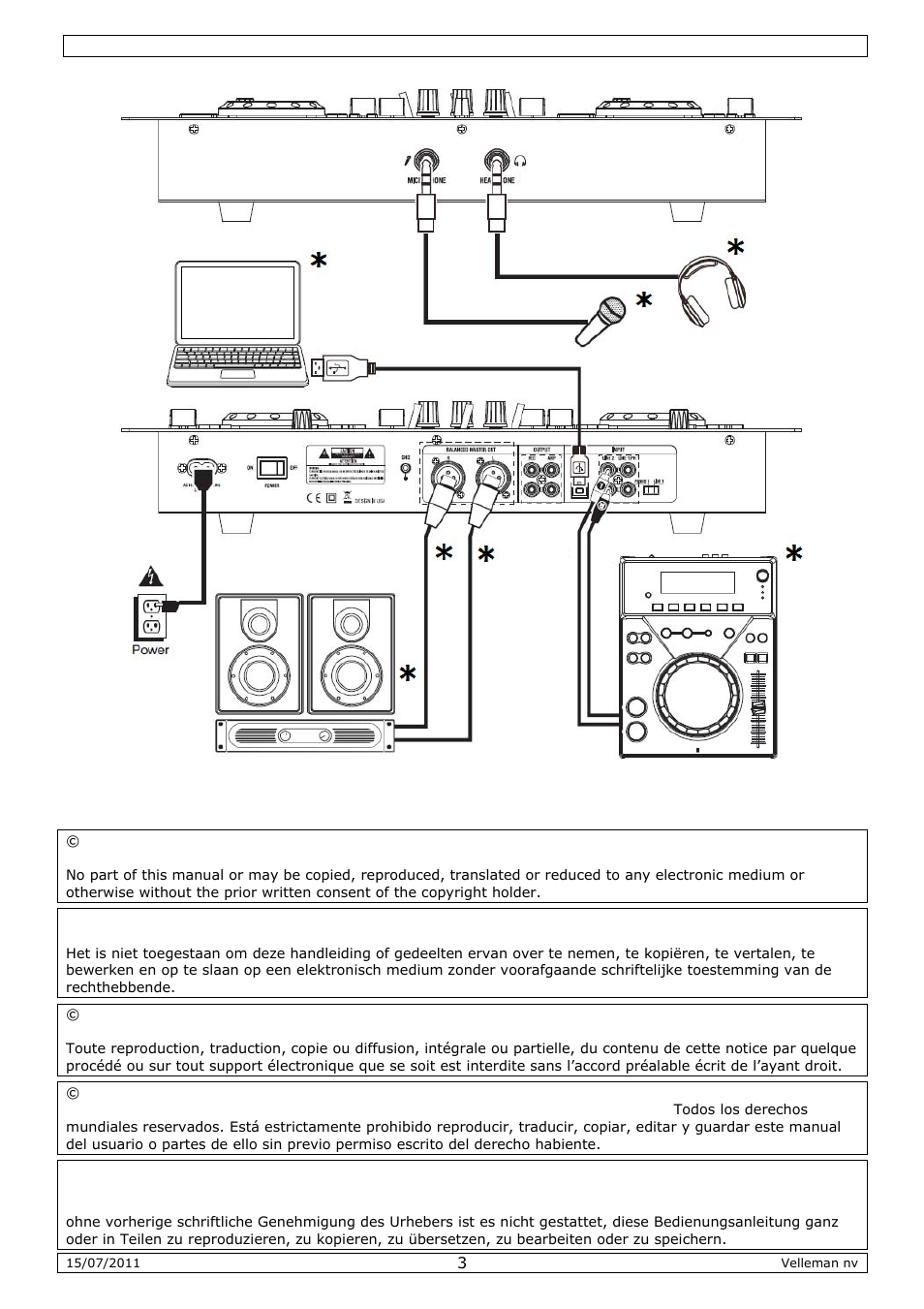 Vdsmp31 | Velleman VDSMP31 User Manual | Page 3 / 23
