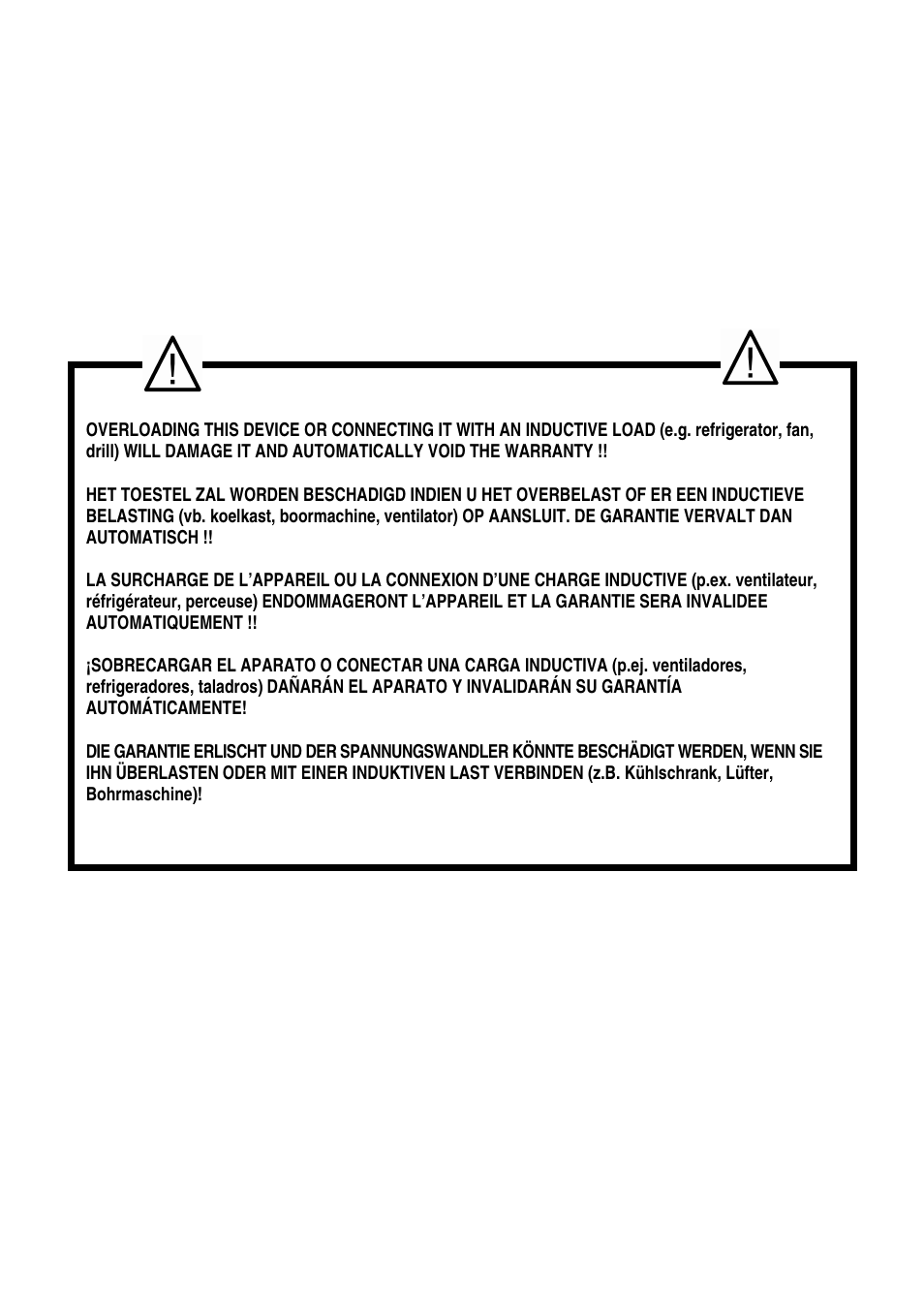 Soft-start | Velleman PI600BN User Manual | Page 2 / 37