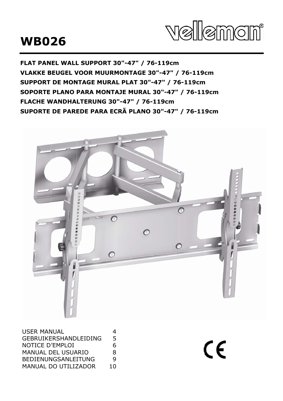 Velleman WB026 User Manual | 14 pages