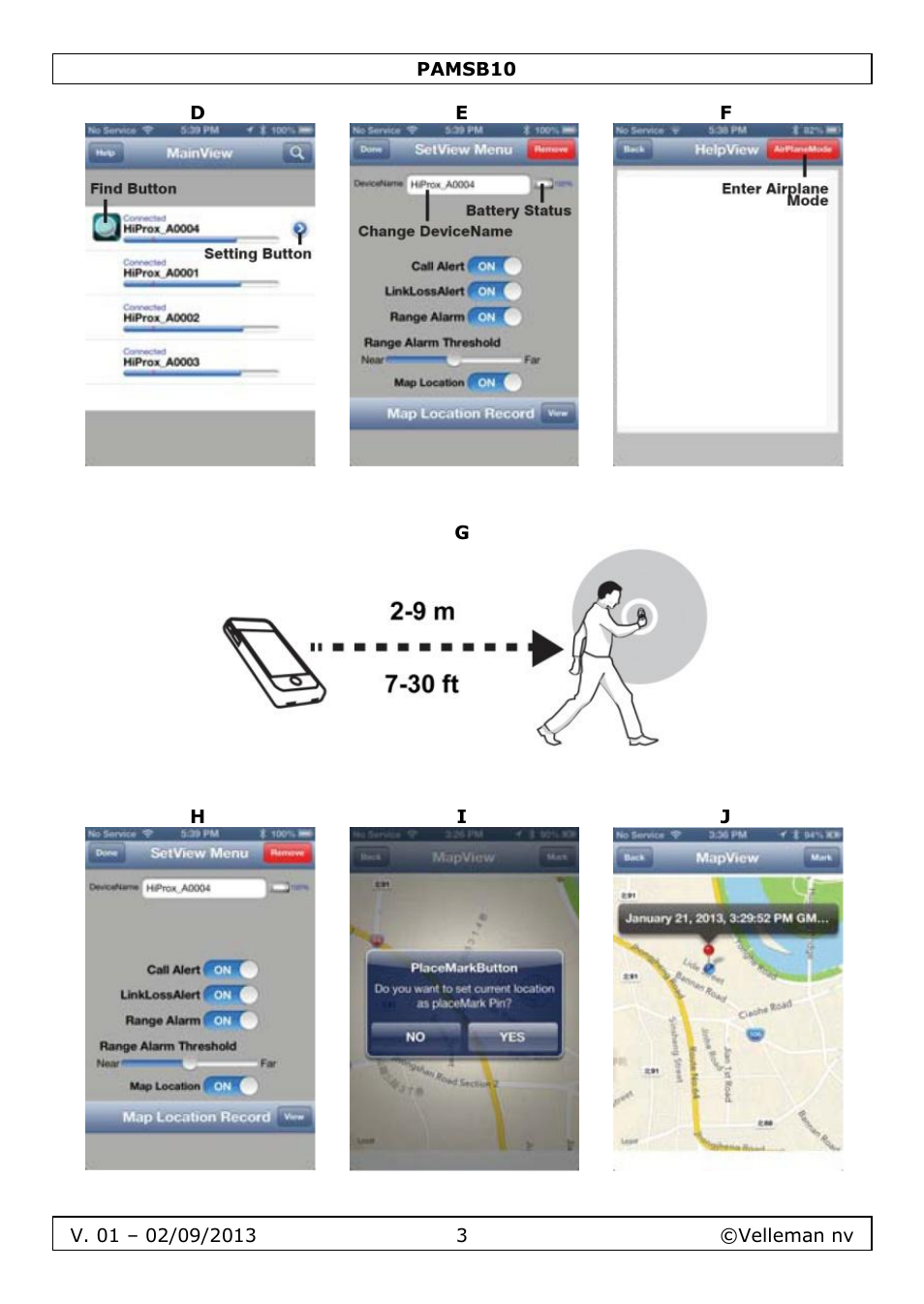Velleman PAMSB10 User Manual | Page 3 / 59