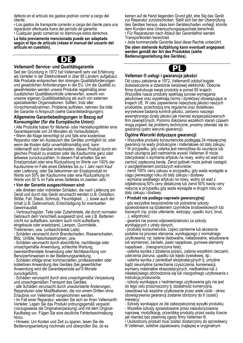 Velleman PAMSB10 User Manual | Page 58 / 59