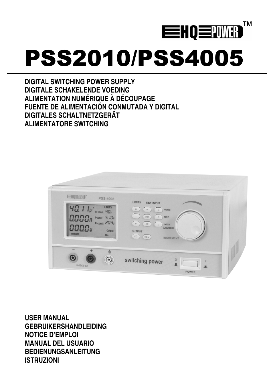 Velleman PSS4005 User Manual | 23 pages