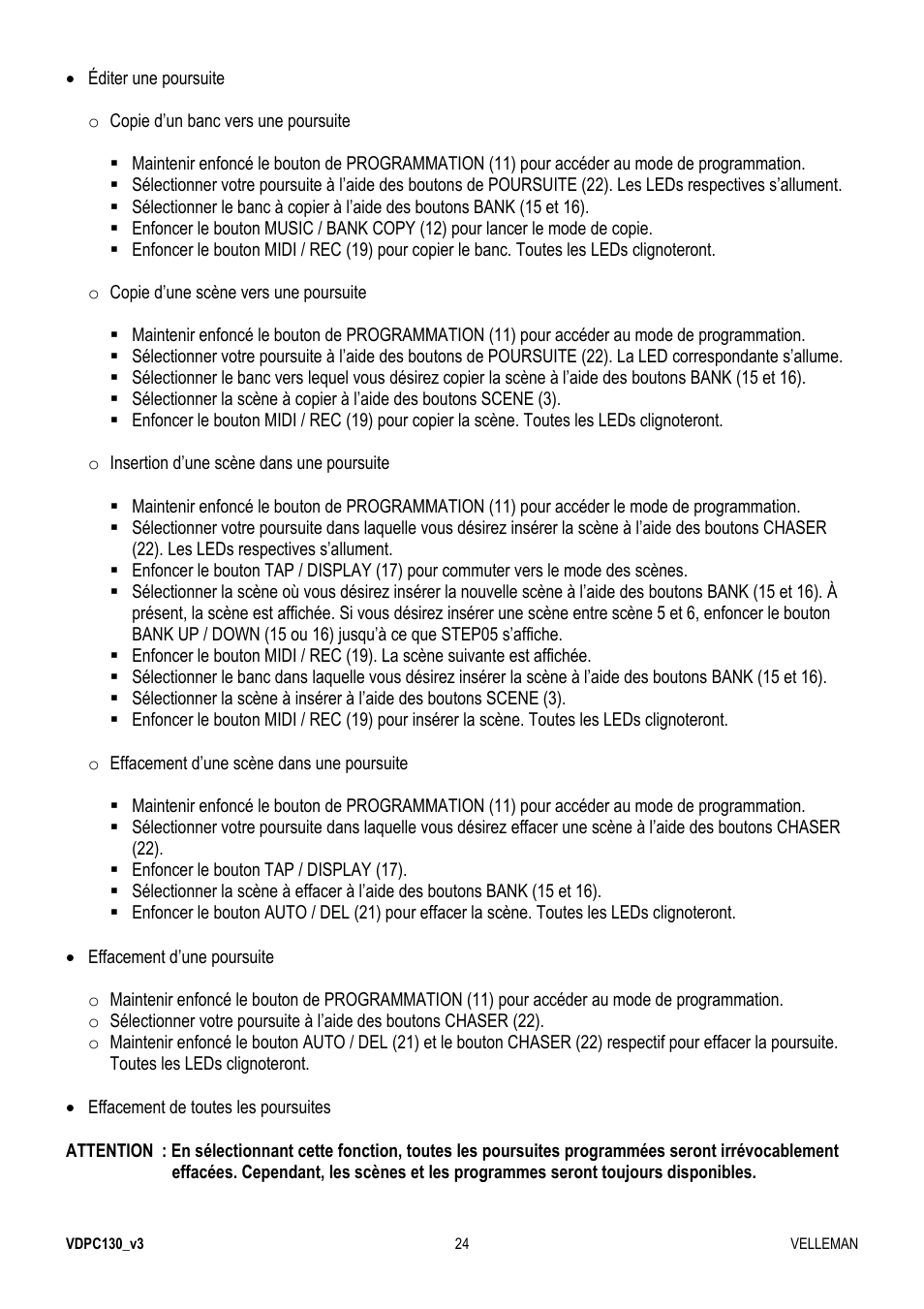 Velleman VDPC130 User Manual | Page 24 / 55