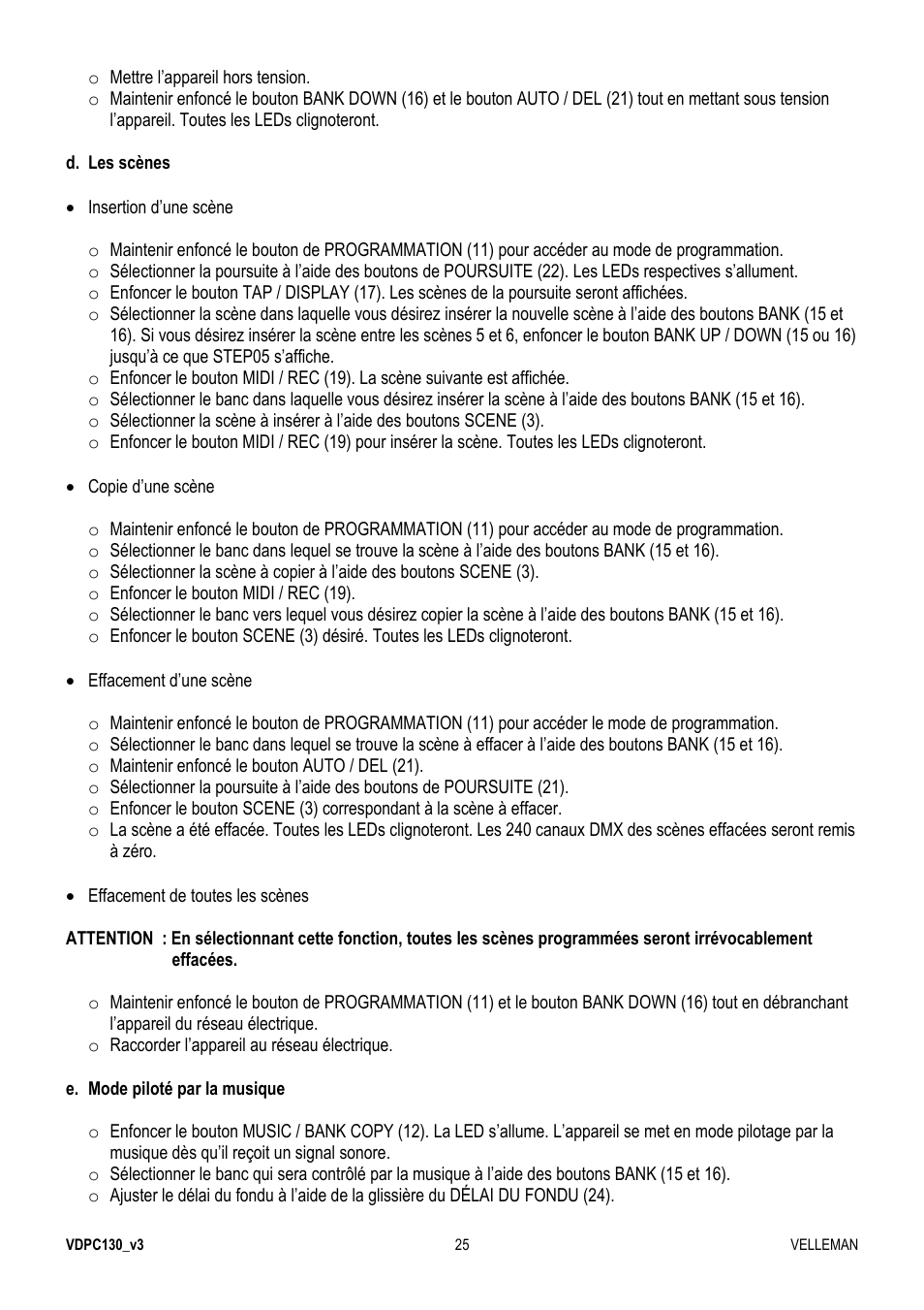 Velleman VDPC130 User Manual | Page 25 / 55