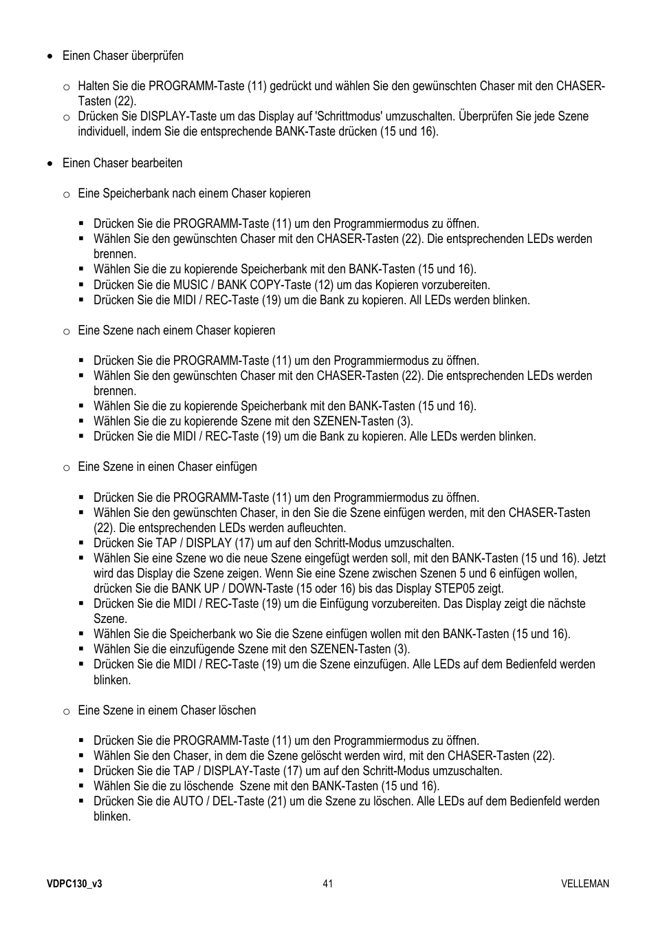 Velleman VDPC130 User Manual | Page 41 / 55
