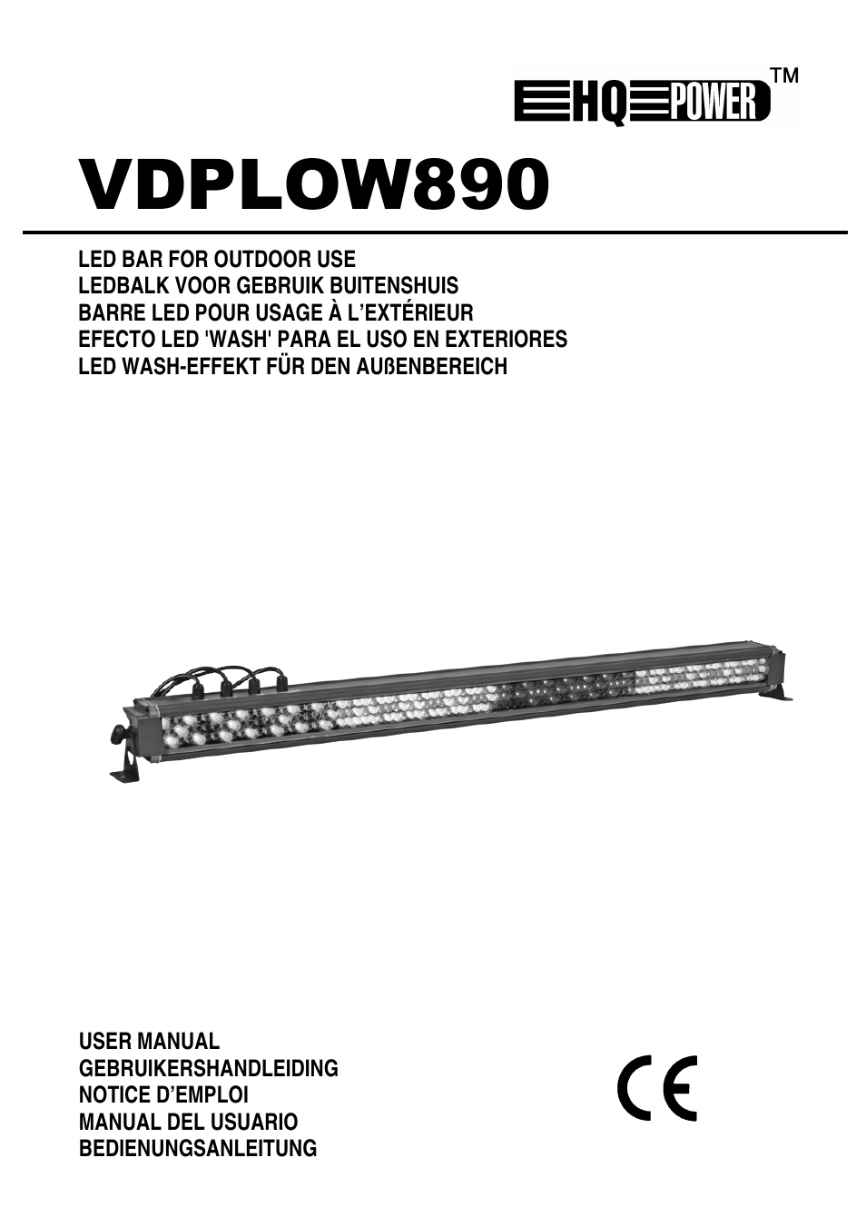 Velleman VDPLOW890 User Manual | 24 pages
