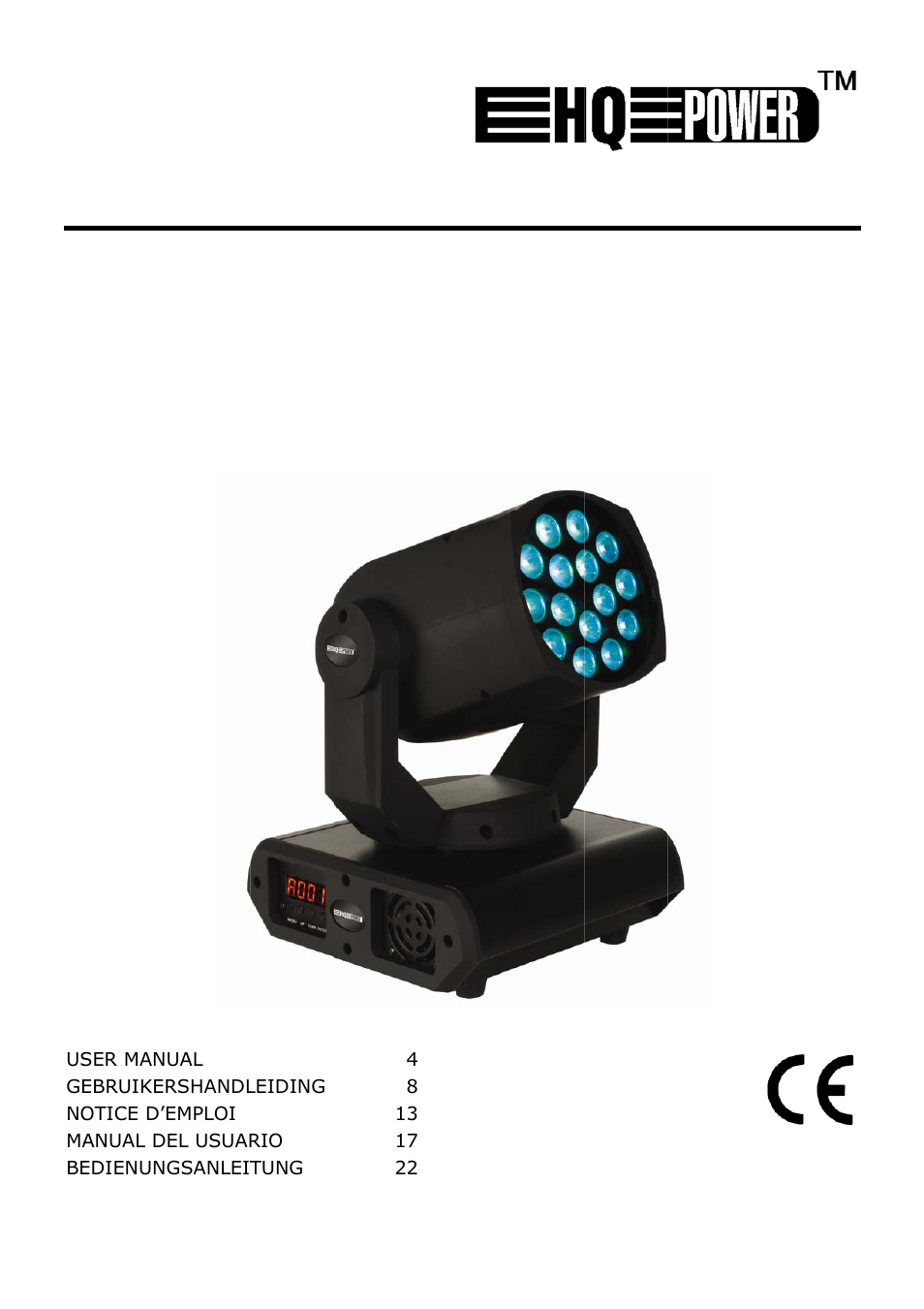 Velleman VDPL1503MHW12 User Manual | 28 pages