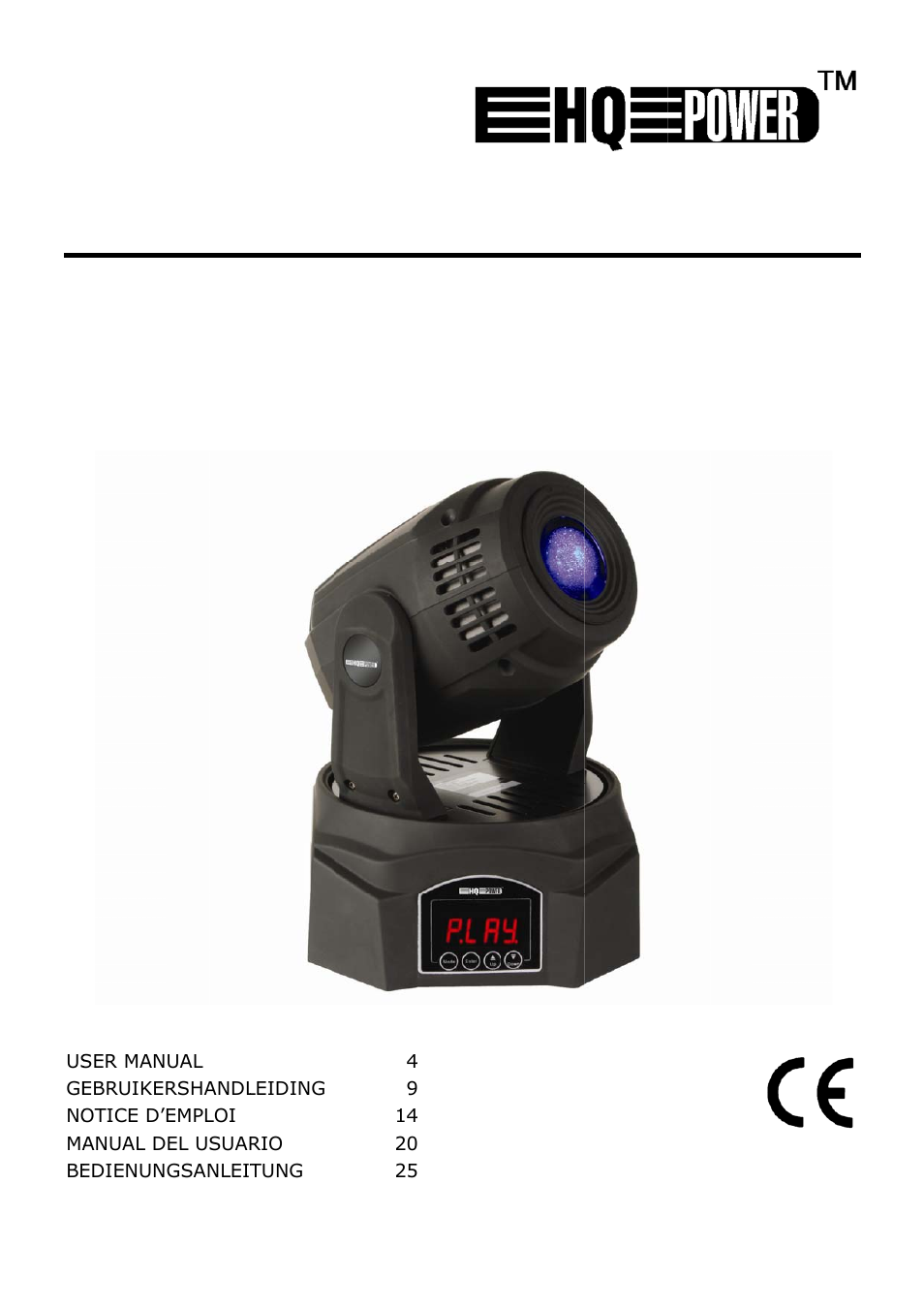 Velleman VDPL501MHS10 User Manual | 32 pages