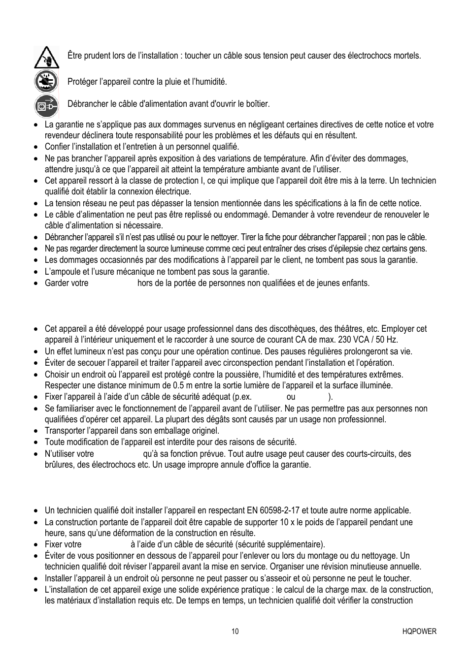 Velleman VDPL300MF User Manual | Page 10 / 19