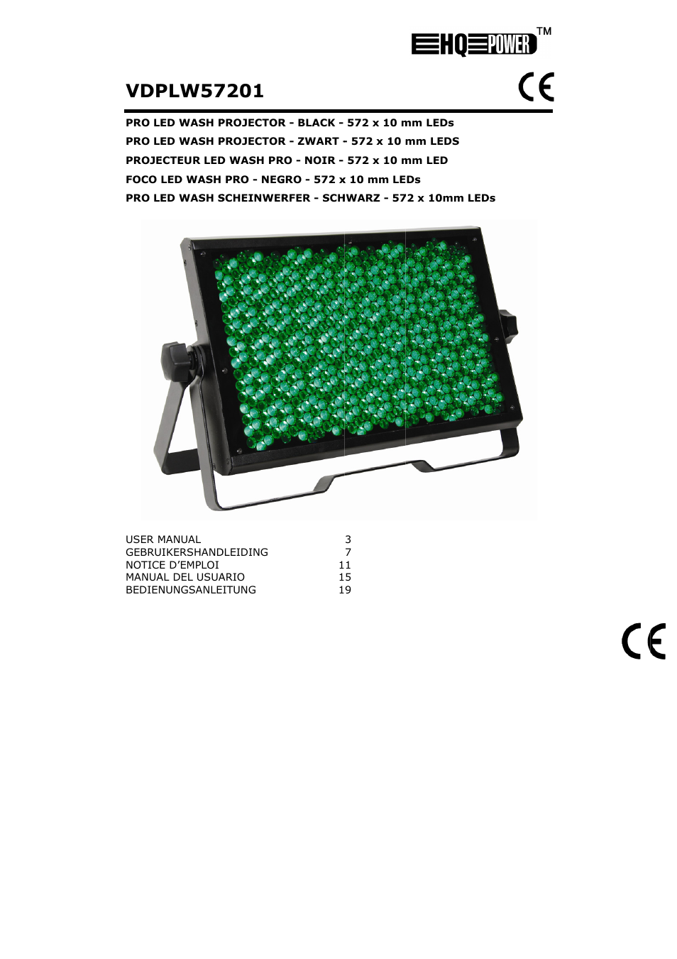 Velleman VDPLW57201 User Manual | 24 pages