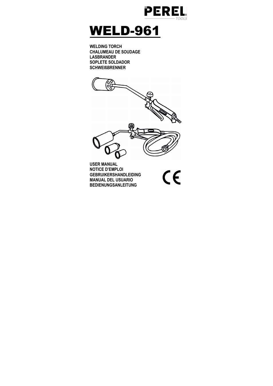 Velleman WELD-961 User Manual | 8 pages