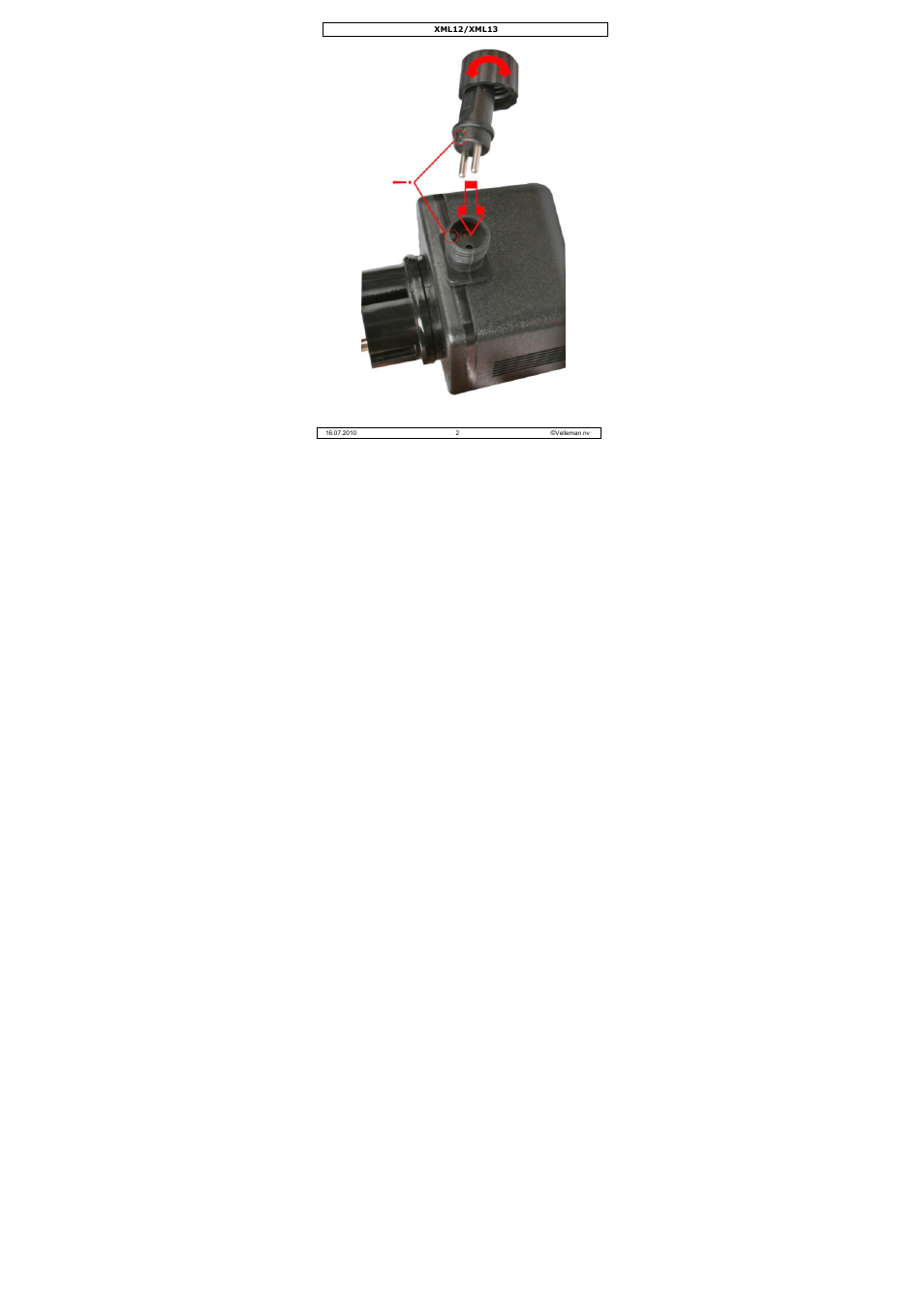 Velleman XML13 User Manual | Page 2 / 17