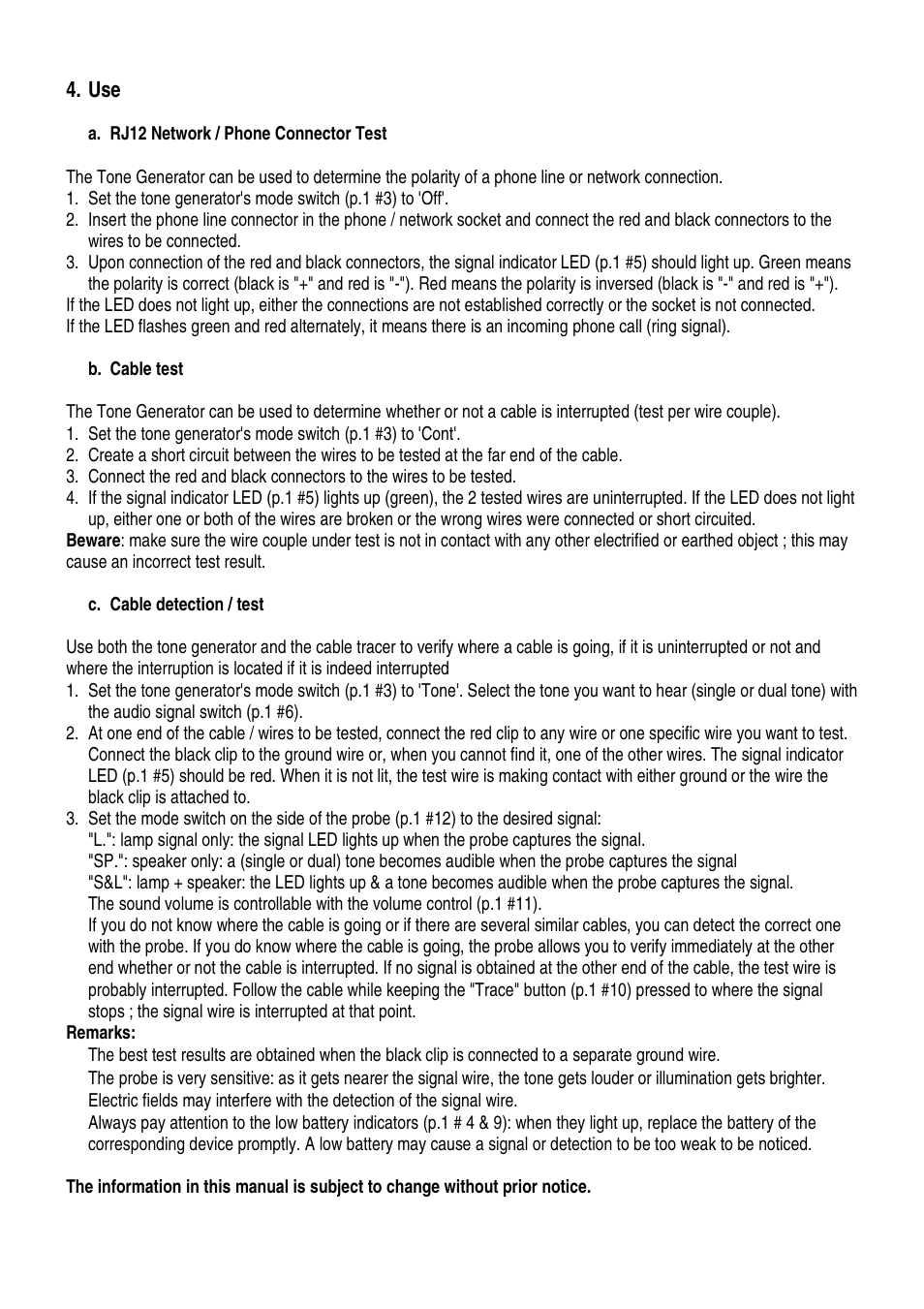 Velleman VTTEST11 User Manual | Page 2 / 11