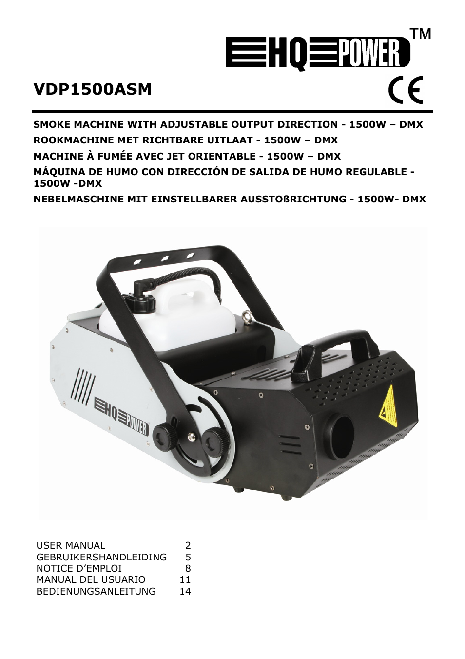 Velleman VDP1500ASM User Manual | 20 pages