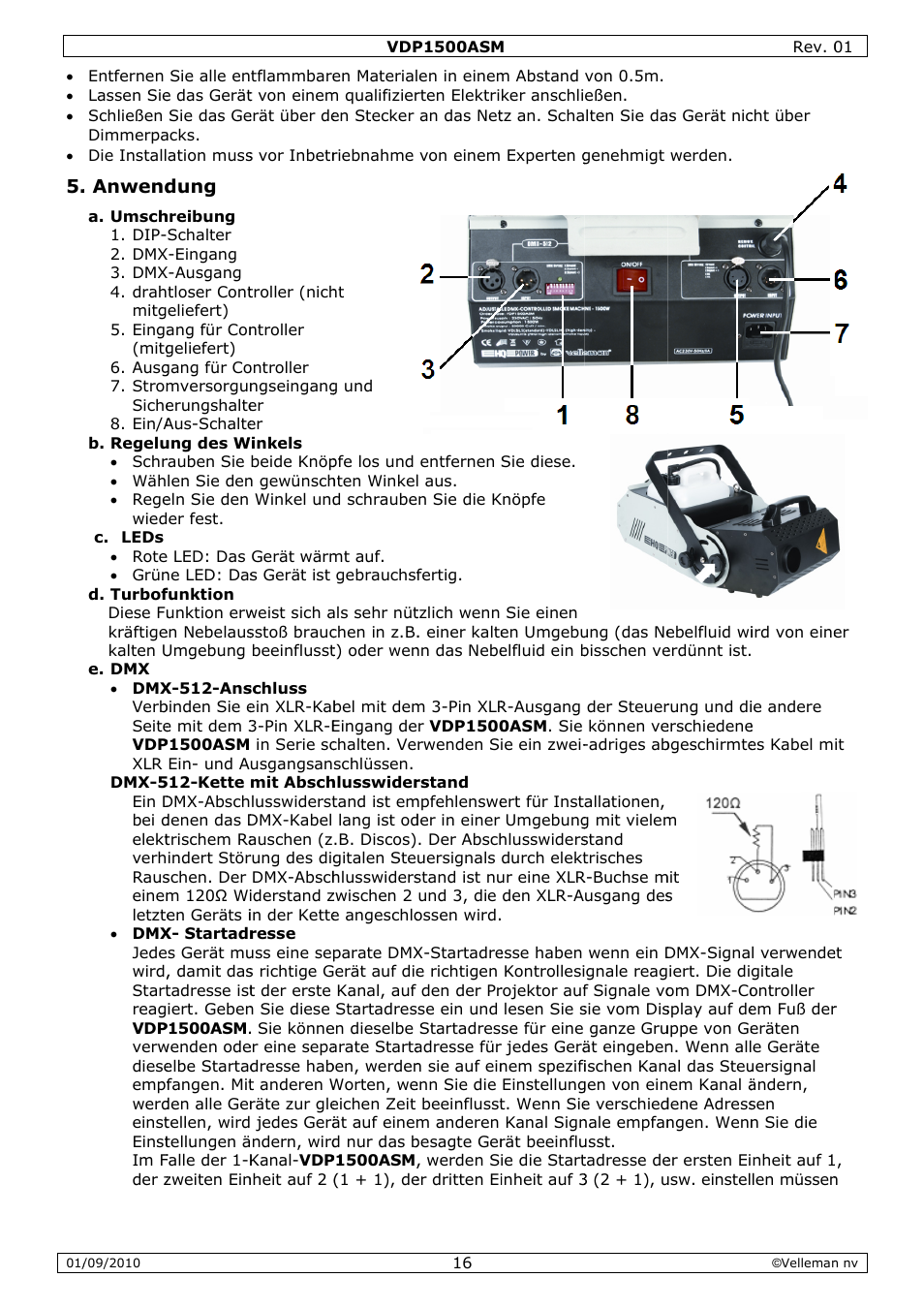 Velleman VDP1500ASM User Manual | Page 16 / 20