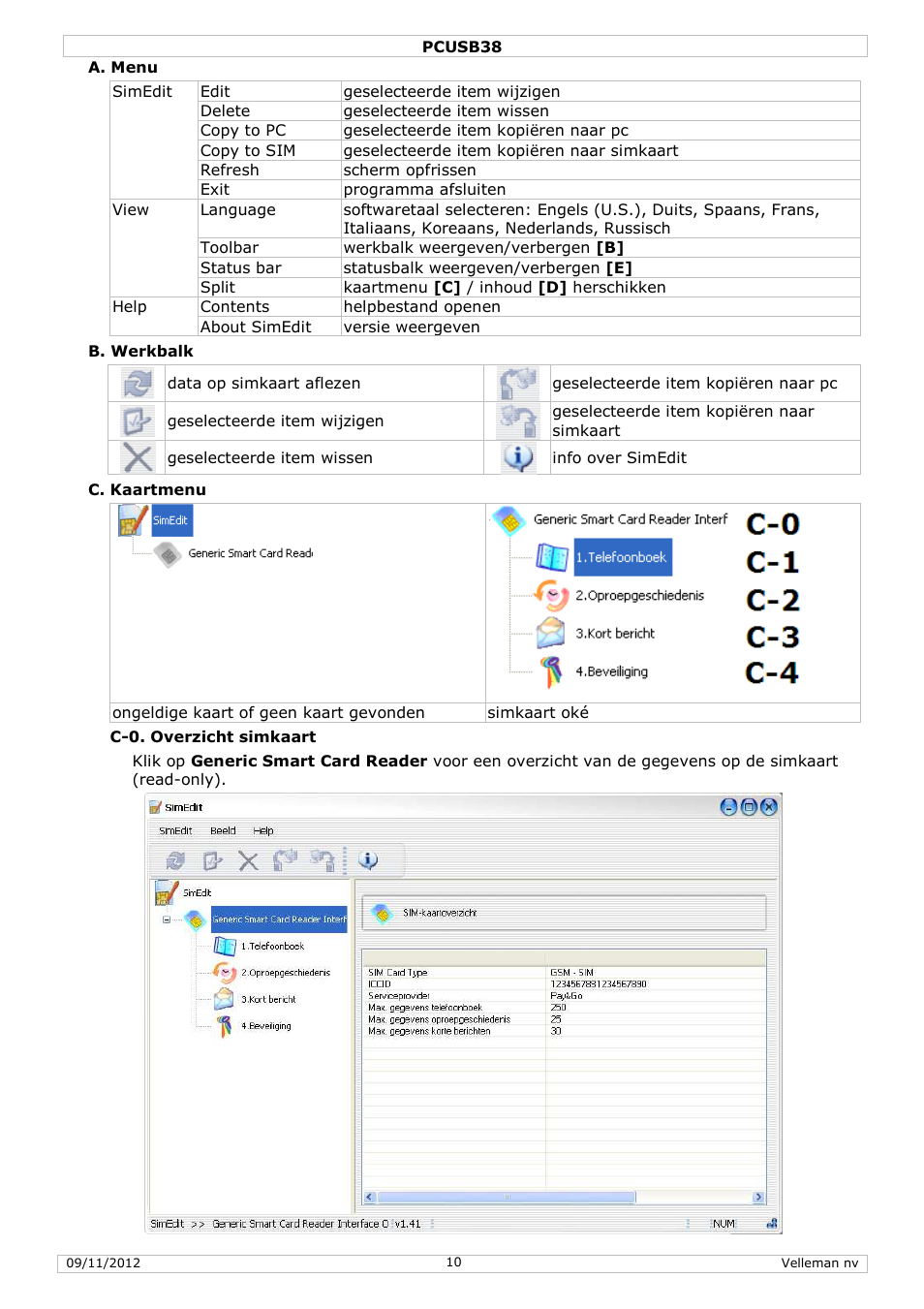 Velleman PCUSB38 User Manual | Page 10 / 30