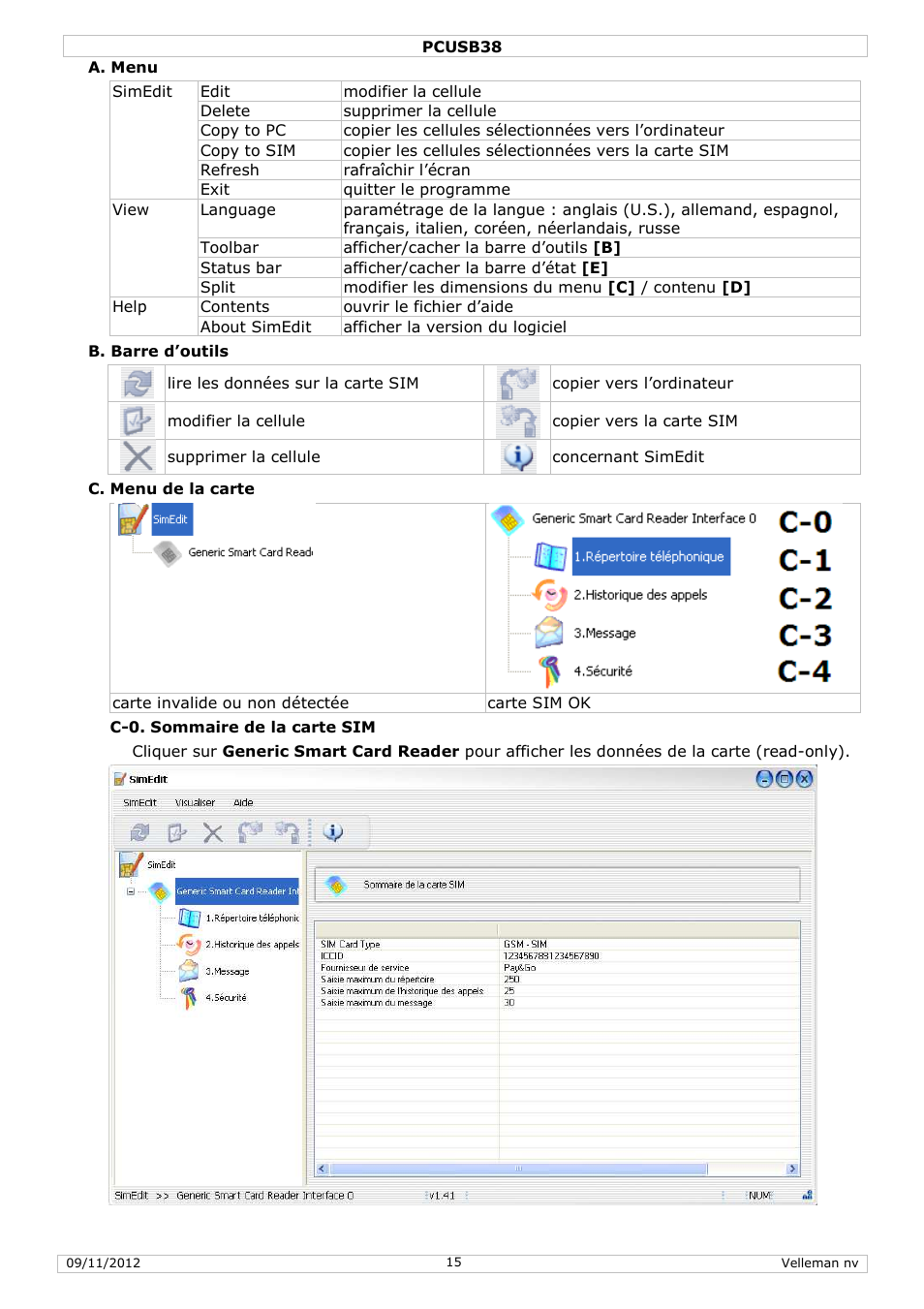 Velleman PCUSB38 User Manual | Page 15 / 30