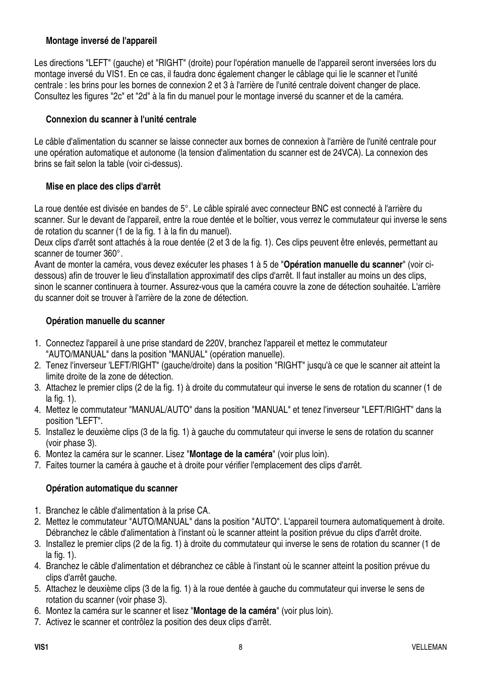 Velleman VIS1 User Manual | Page 8 / 15