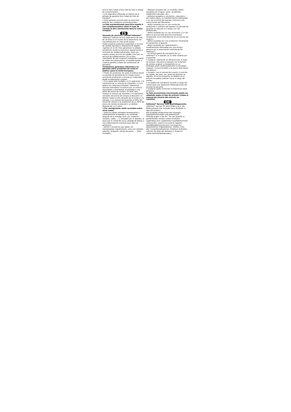 Velleman VTBAL13 User Manual | Page 29 / 32