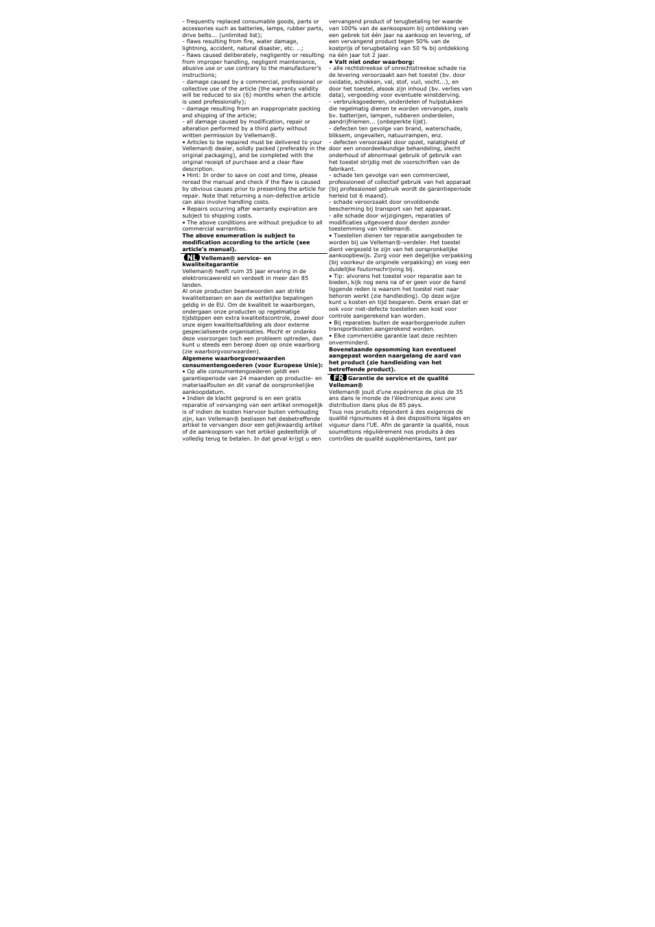 Velleman VTBAL23 User Manual | Page 14 / 16