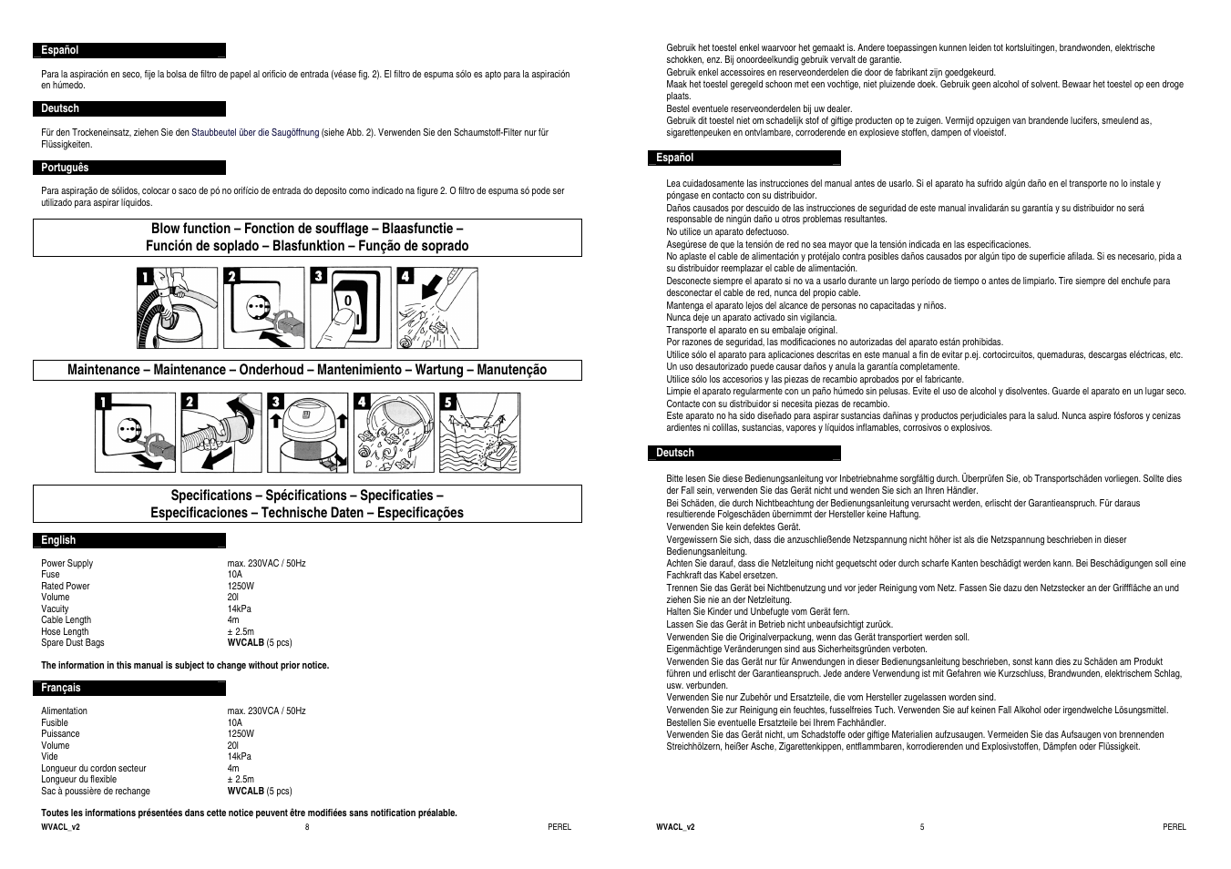 Velleman WVACL User Manual | Page 5 / 6