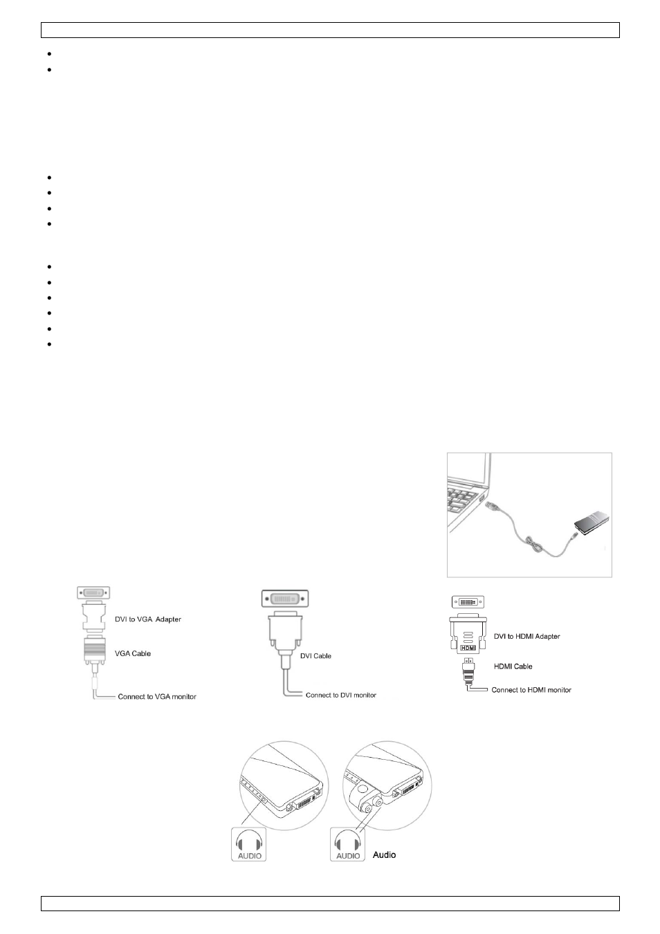 Hardware connection | Velleman PCUSBVGA2 User Manual | Page 5 / 93