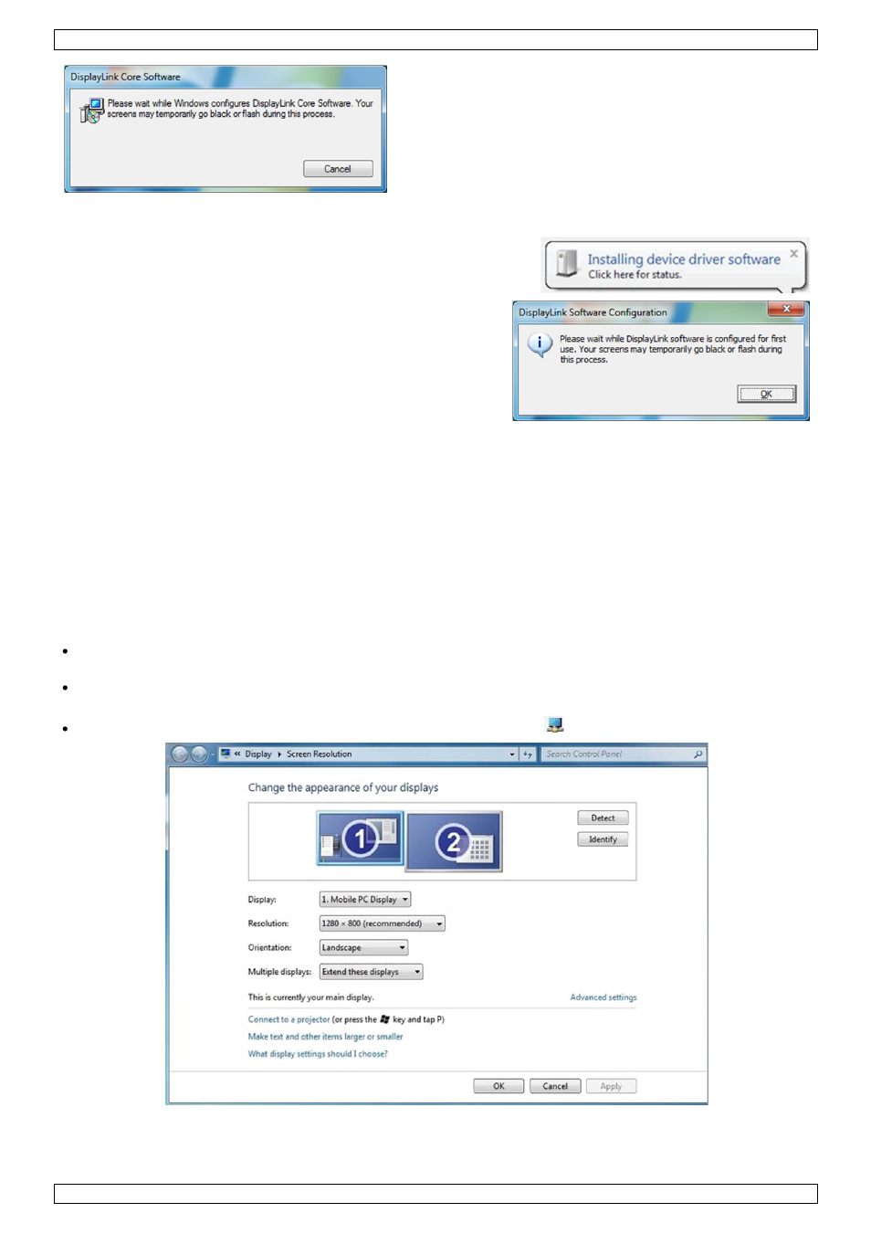 Utilizar el software « displaylink | Velleman PCUSBVGA2 User Manual | Page 60 / 93