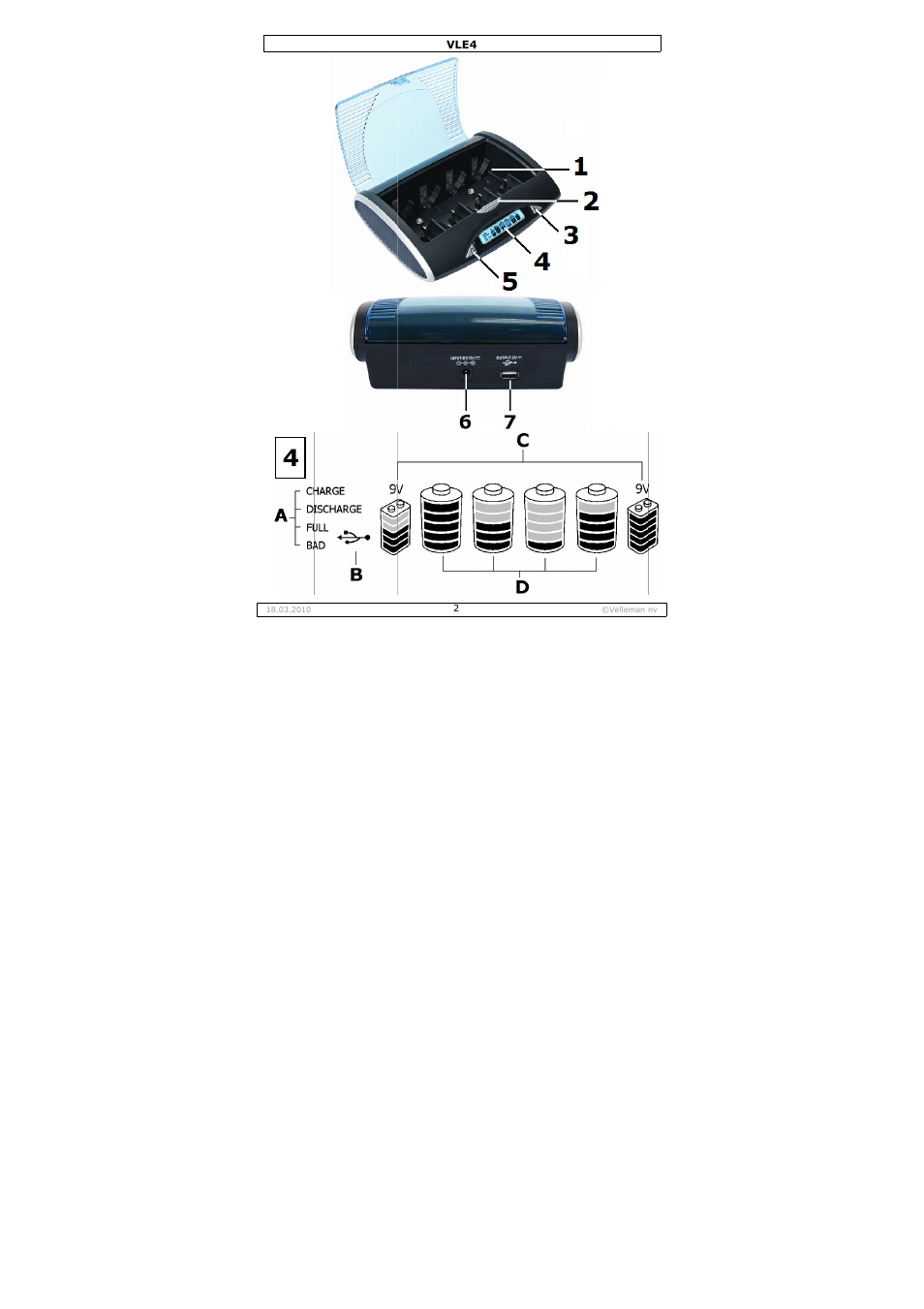 Velleman VLE4 User Manual | Page 2 / 27