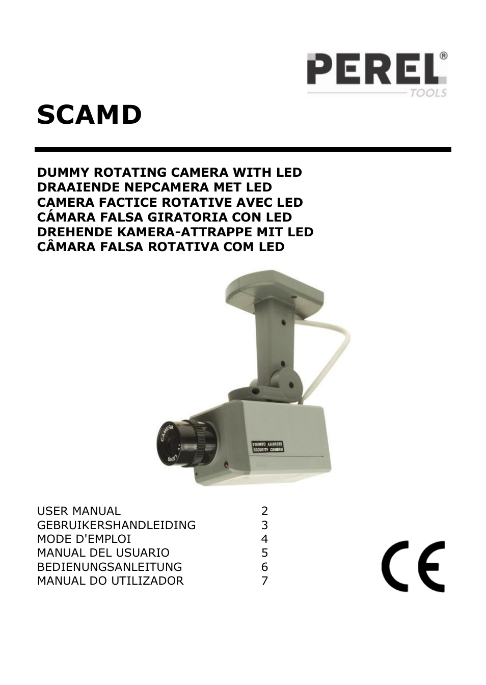 Velleman SCAMD User Manual | 11 pages