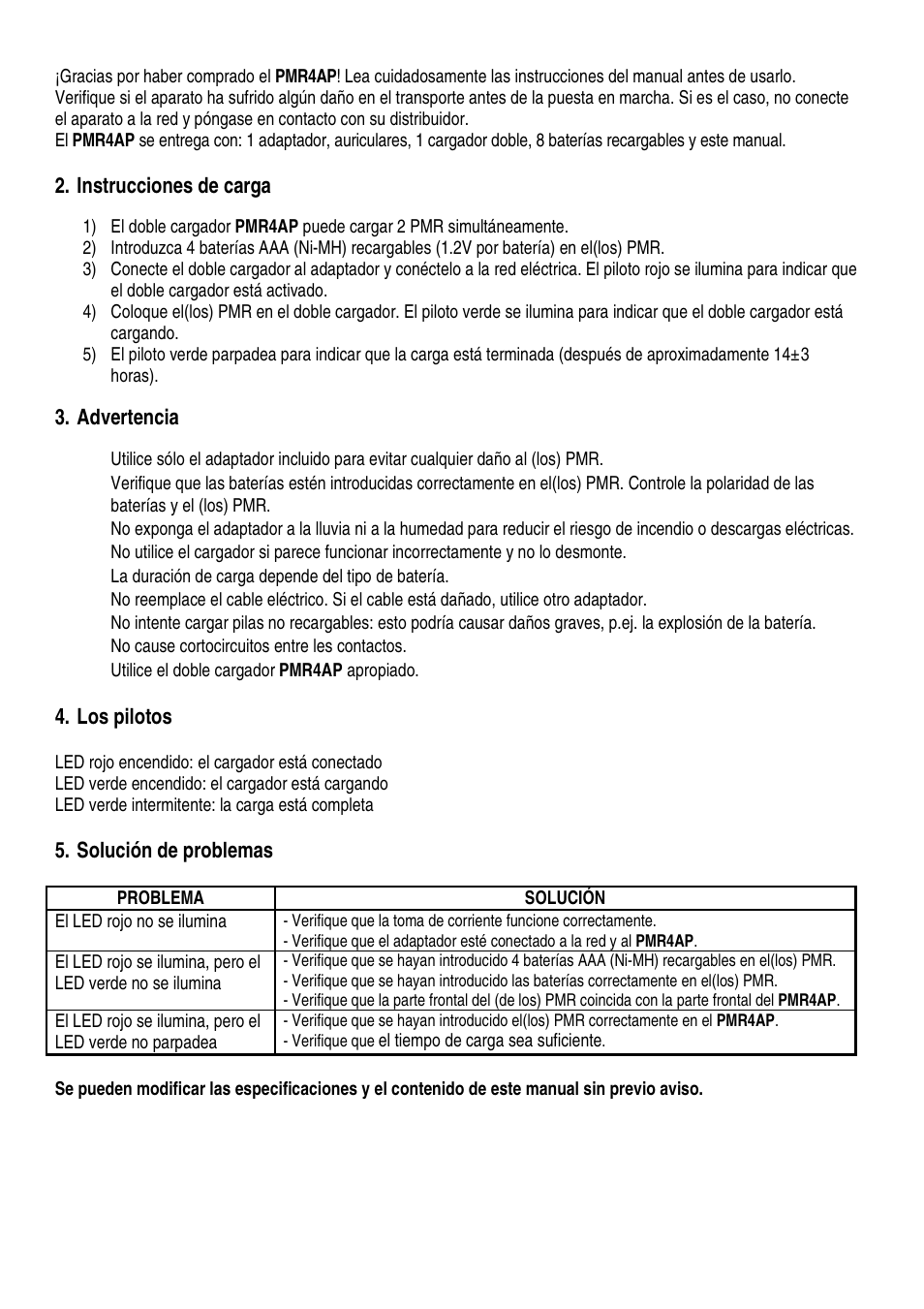 Velleman PMR4AP User Manual | Page 5 / 7