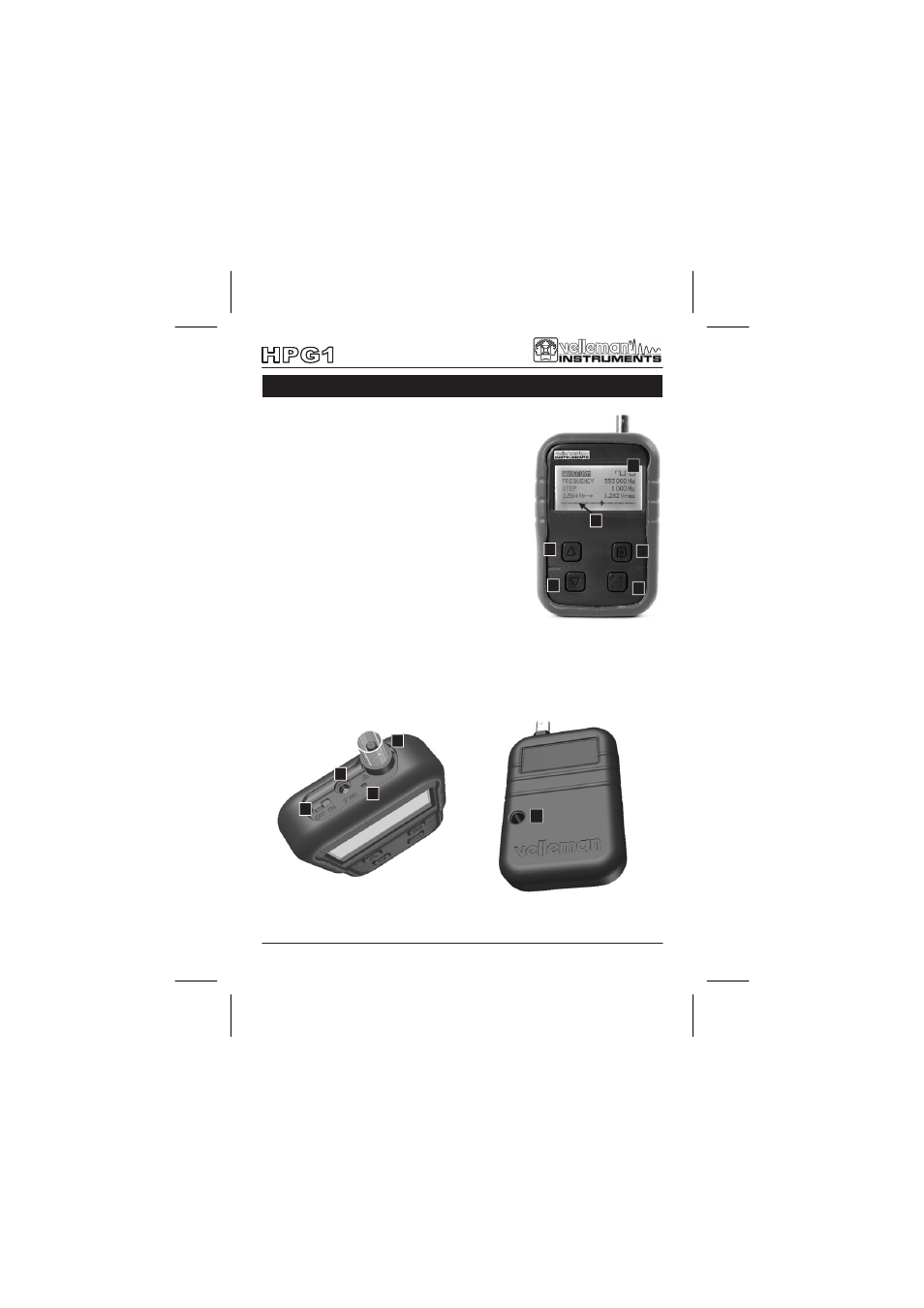 Velleman HPG1 User Manual | Page 18 / 28