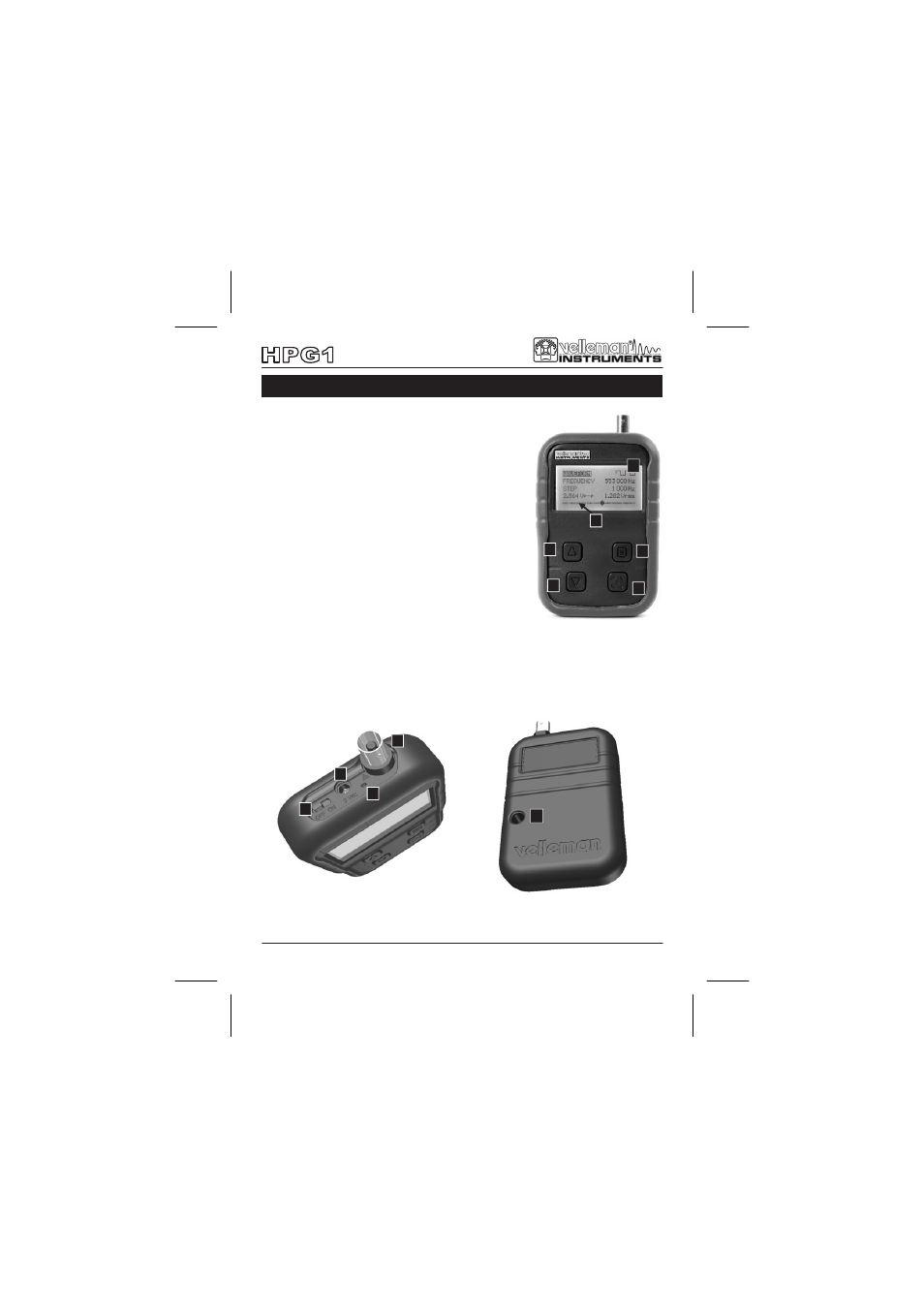 Velleman HPG1 User Manual | Page 22 / 28