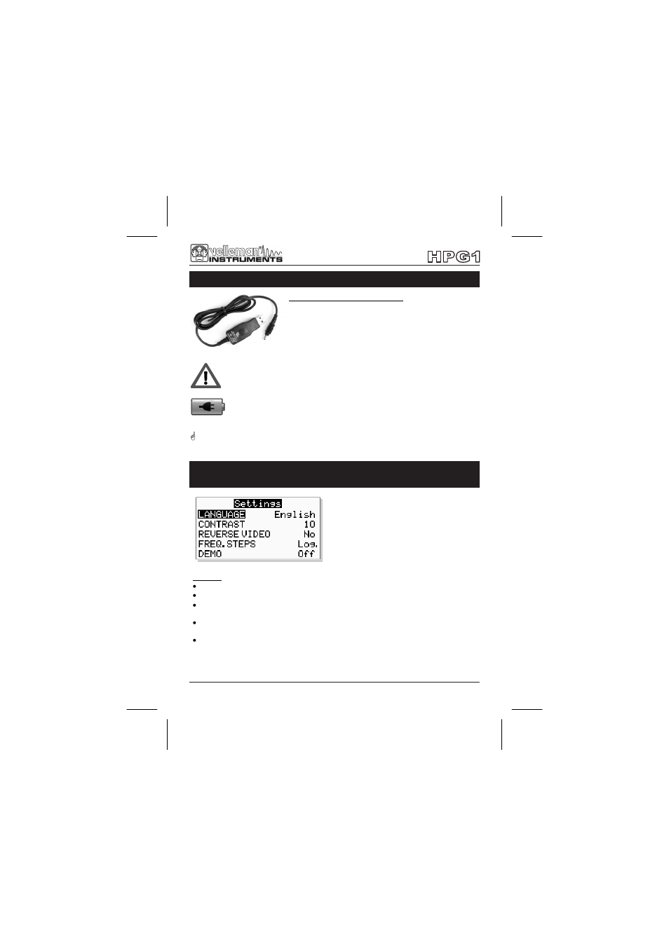 Velleman HPG1 User Manual | Page 7 / 28