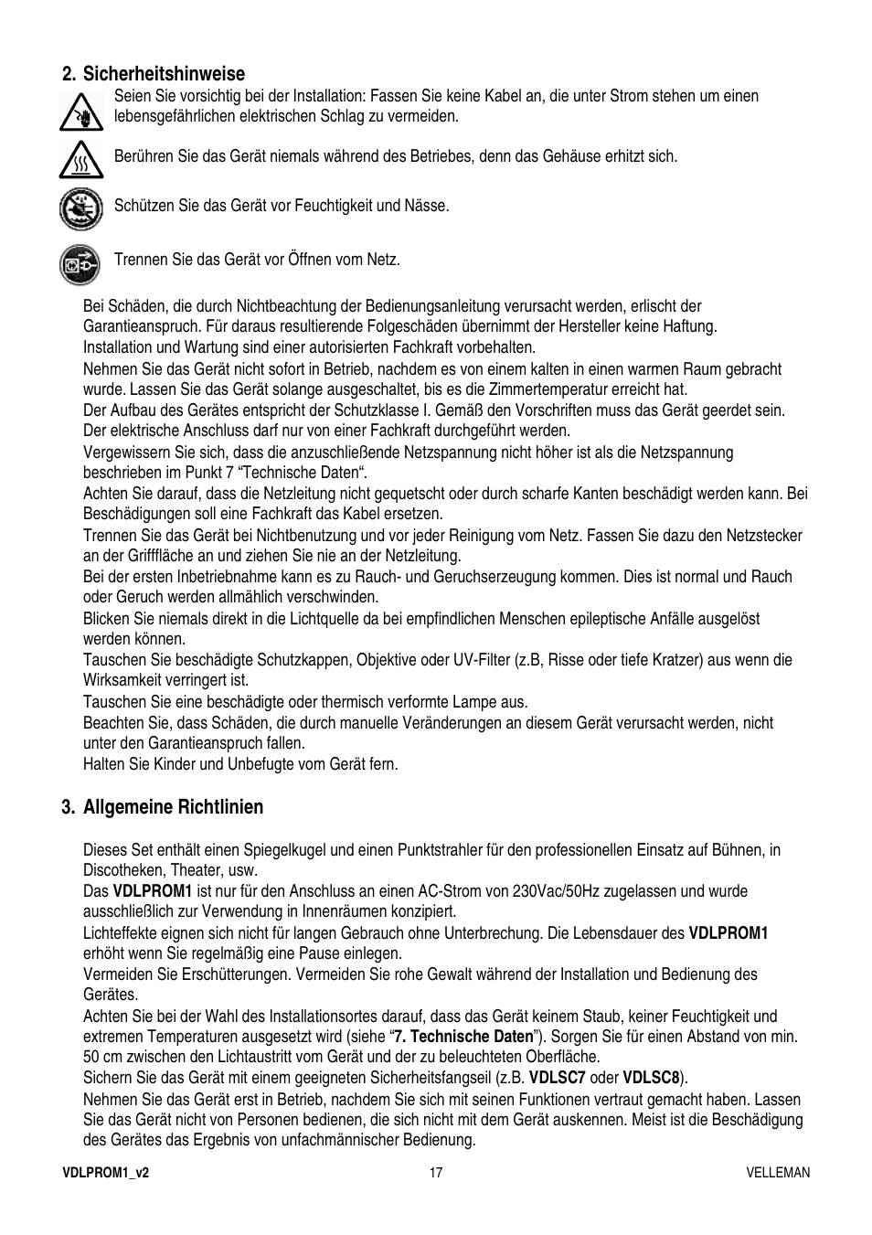 Velleman VDLPROM1 User Manual | Page 17 / 20