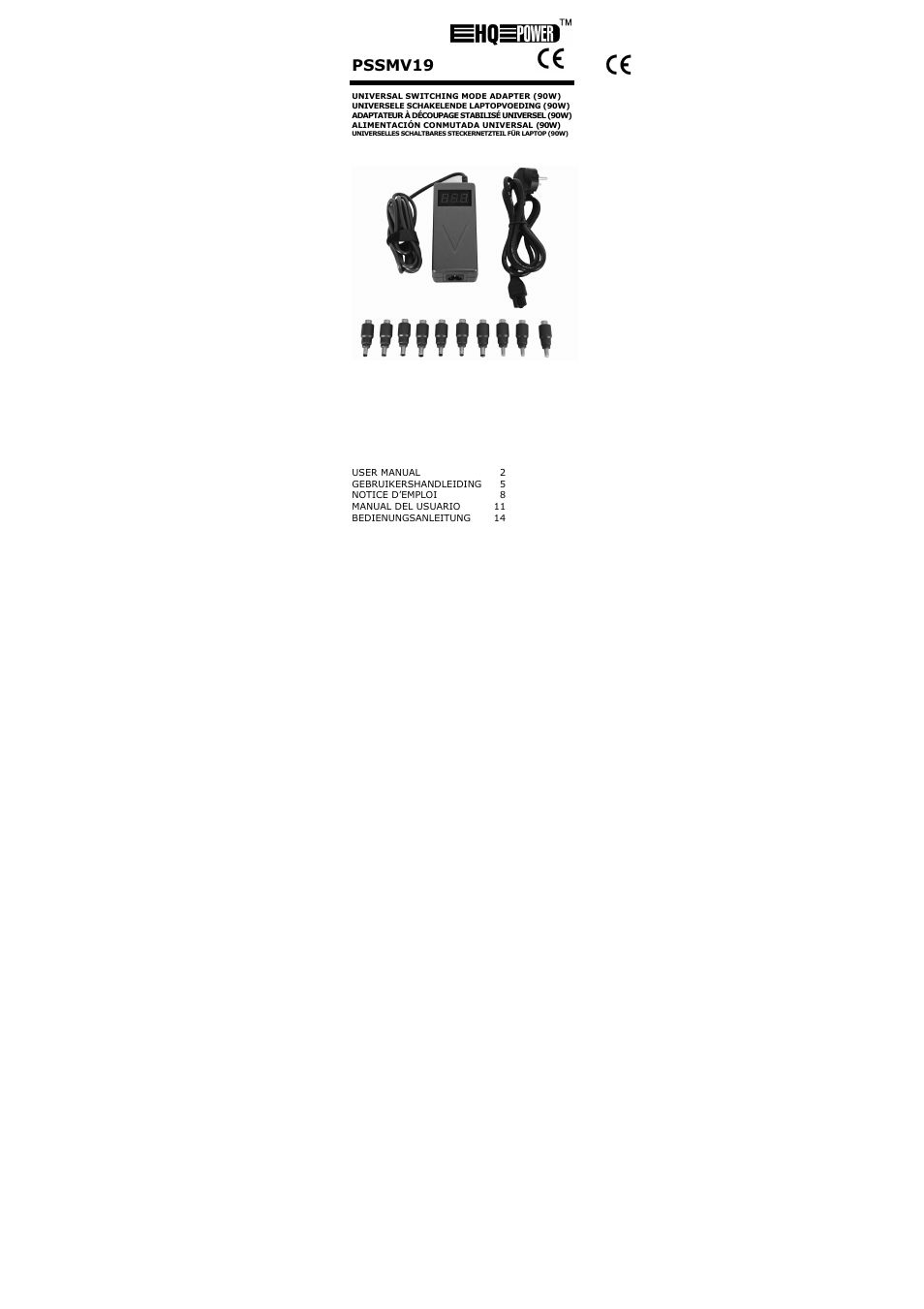 Velleman PSSMV19 User Manual | 16 pages