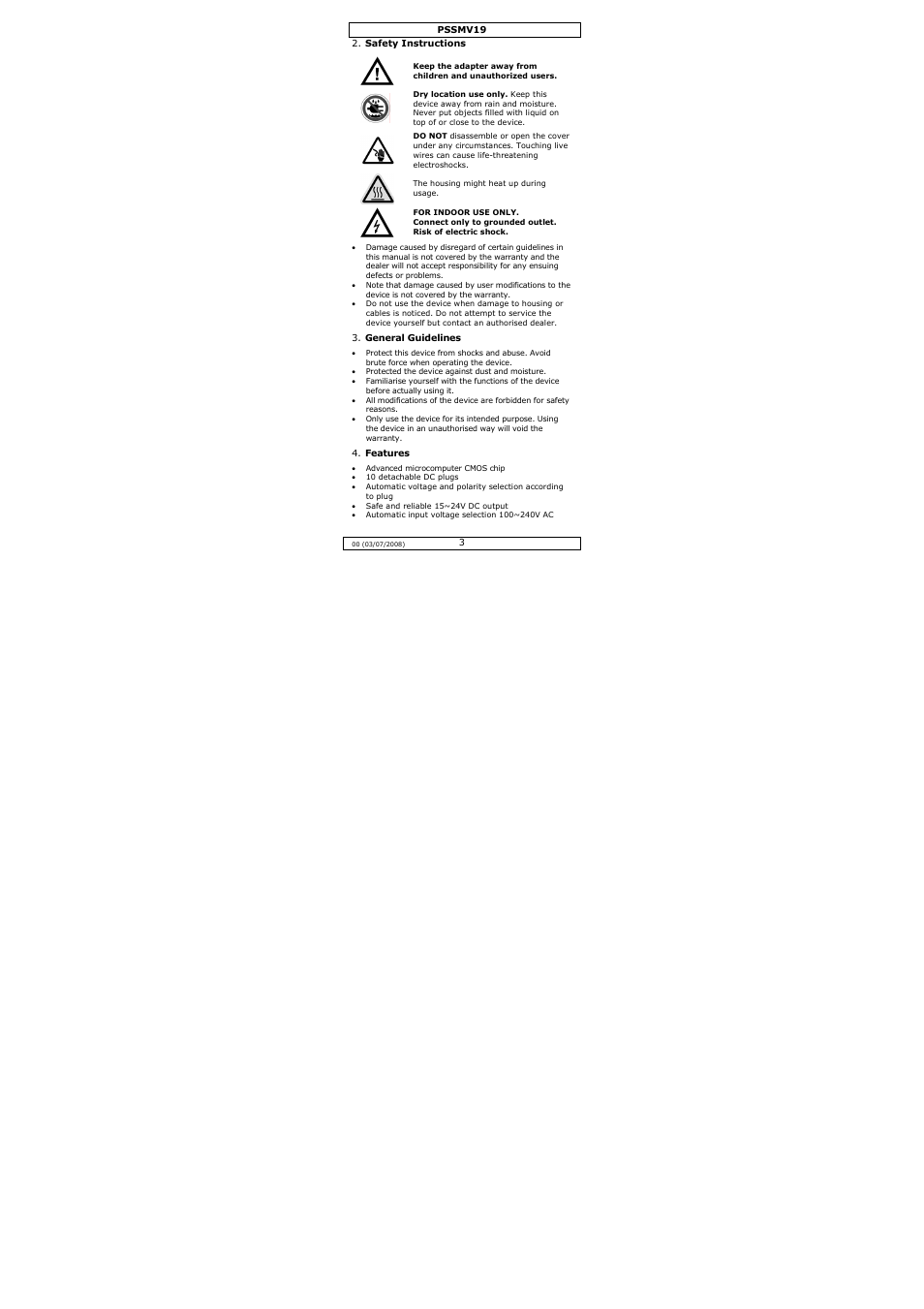 Velleman PSSMV19 User Manual | Page 3 / 16