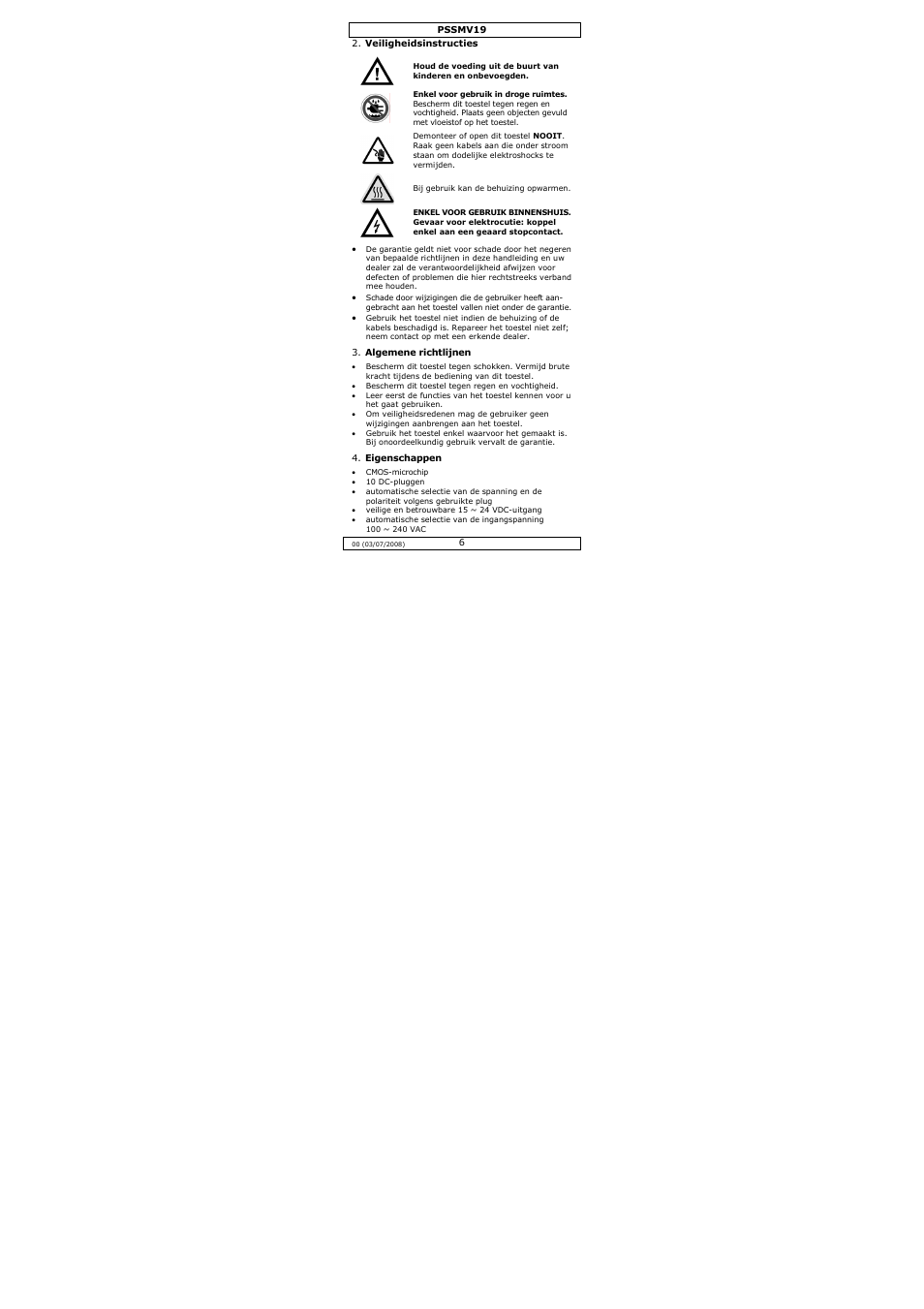 Velleman PSSMV19 User Manual | Page 6 / 16