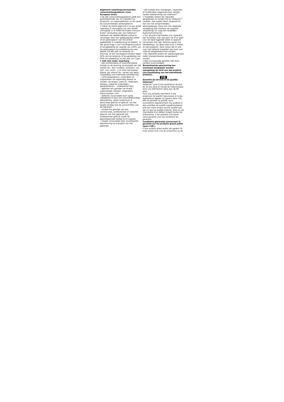 Velleman VTTEST8 User Manual | Page 19 / 25
