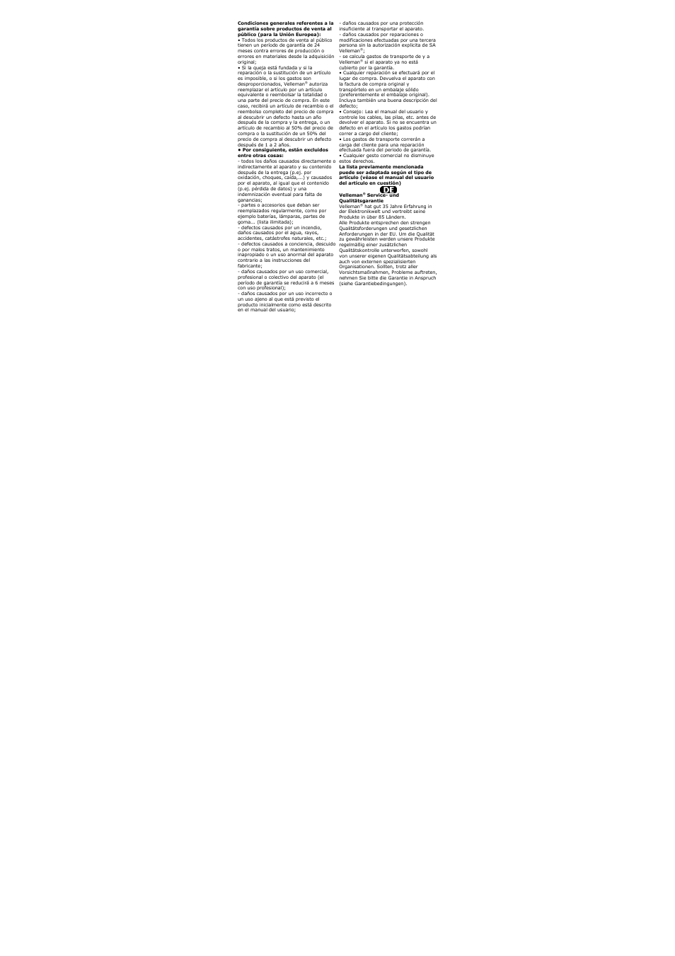 Velleman VTTEST8 User Manual | Page 21 / 25